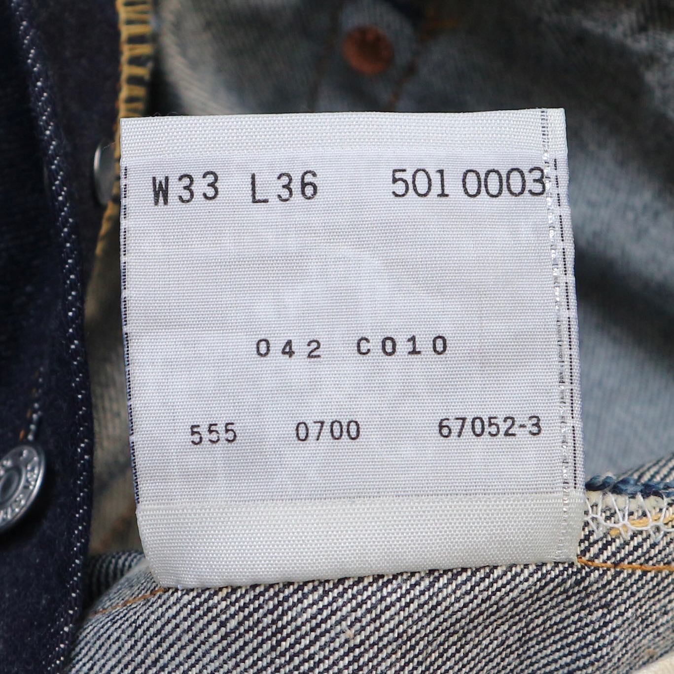 LEVI’S VINTAGE CLOTHING Lot 501XX 1955 Selvedge Denim Jeans Size 33