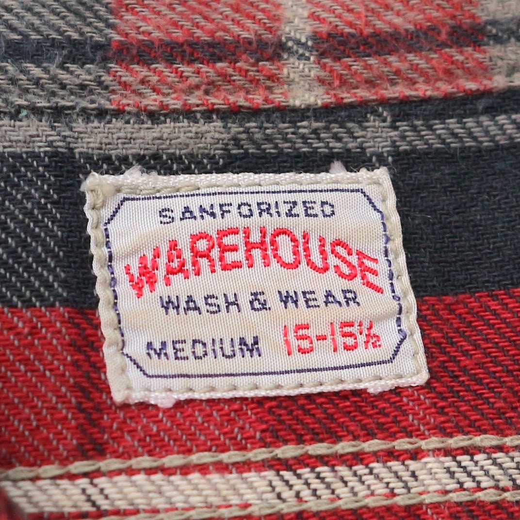 Warehouse Heavy Flannel Shirt Size M