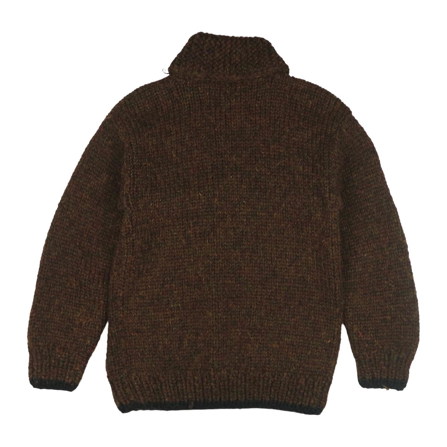 Kanata Heavy Wool Cowichan Sweater Size M