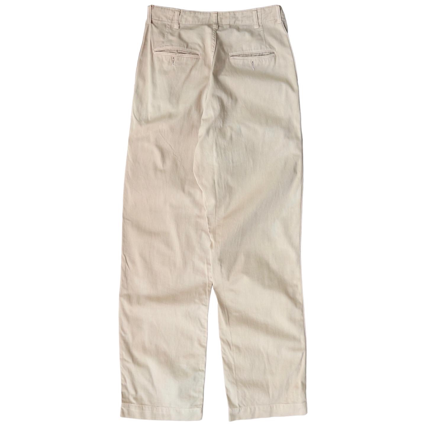 H.W. Carter & Sons Officer Khaki Trousers Size 32