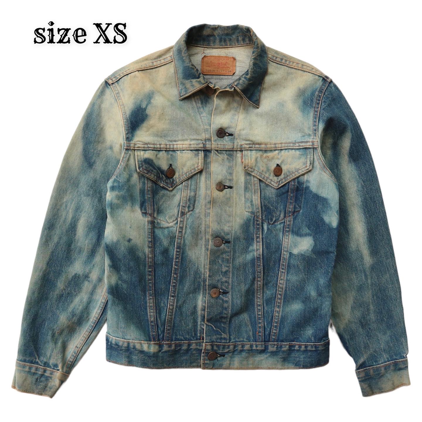 Vintage Late 60s LEVI'S Big “E” Type 3 Jacket Size XS denimister