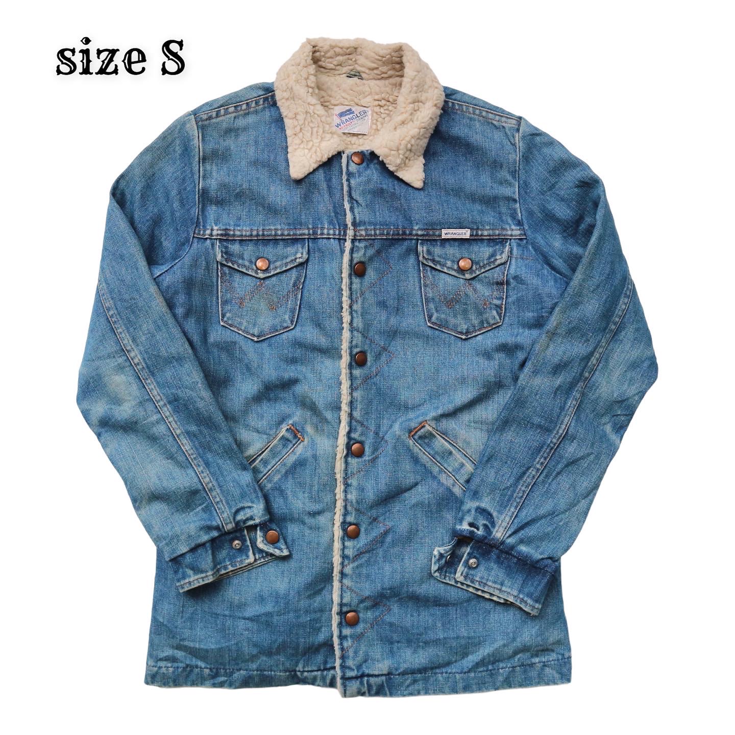 Vintage 80s Wrangler Denim Jacket Size S denimister