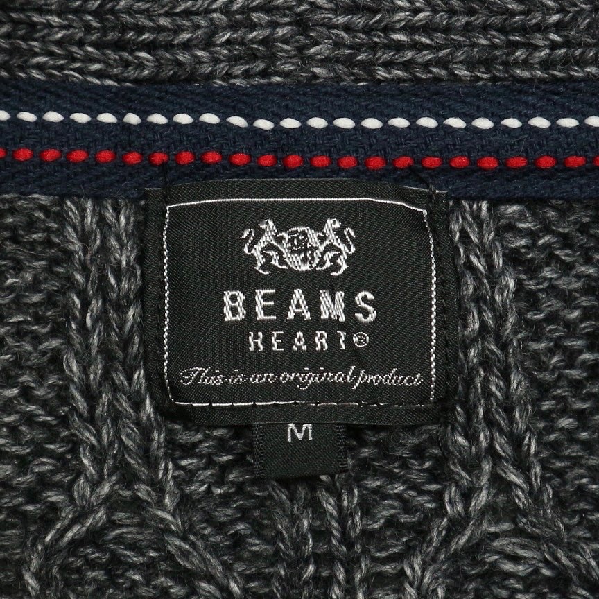 Beams Heart Wool Sweater Size M