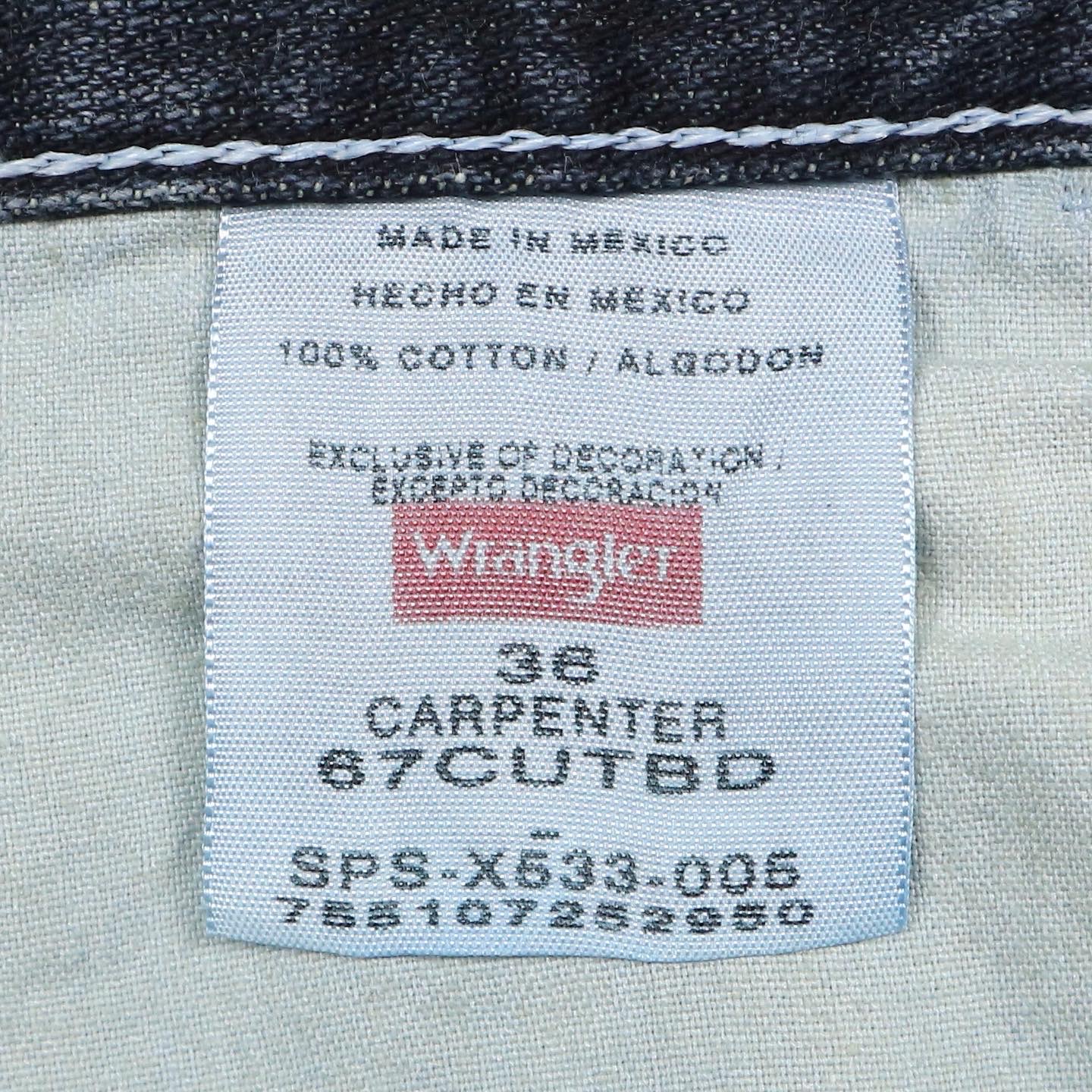 Wrangler Denim Carpenter Shorts Size 36