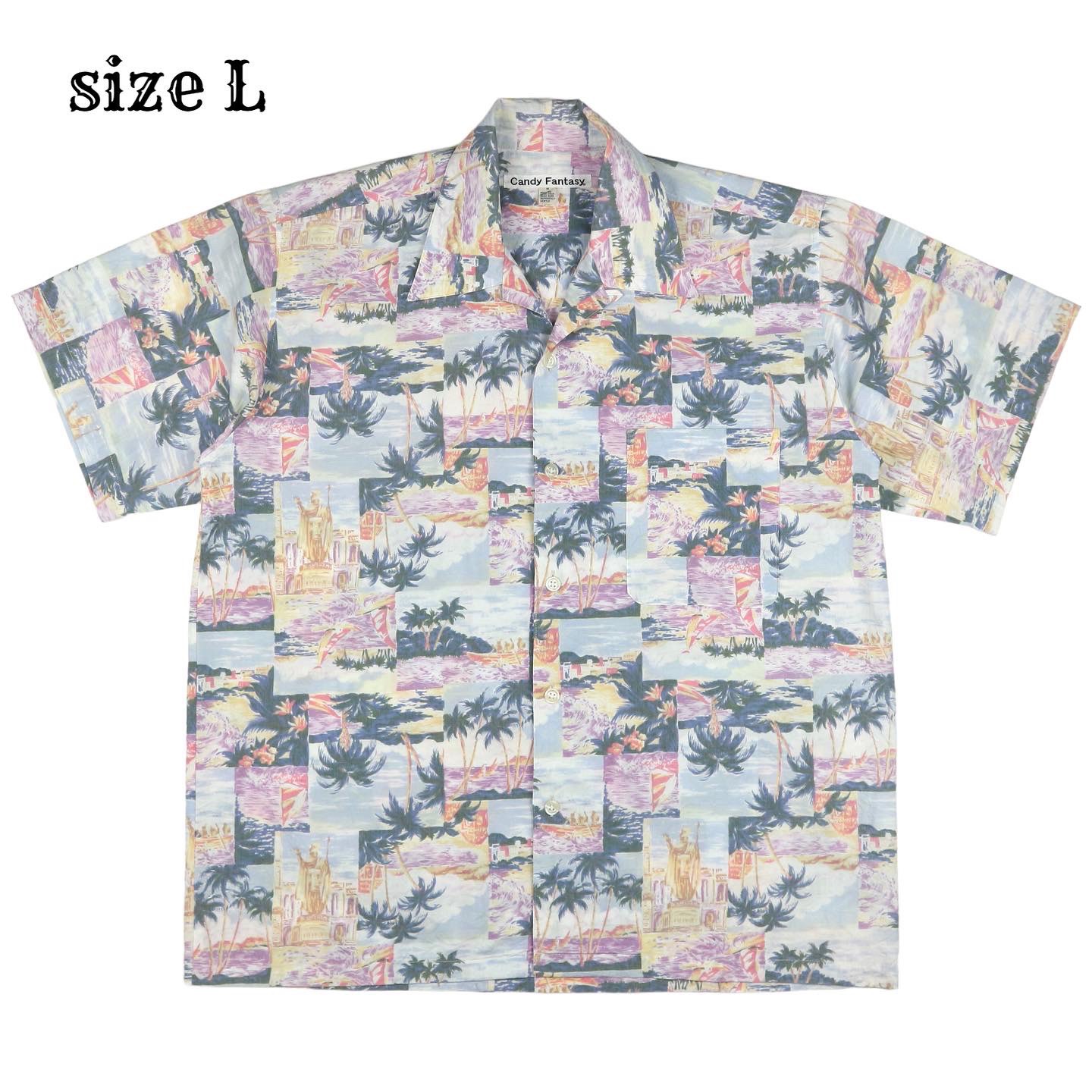 Candy Fantasy Hawaiian Shirt Size L