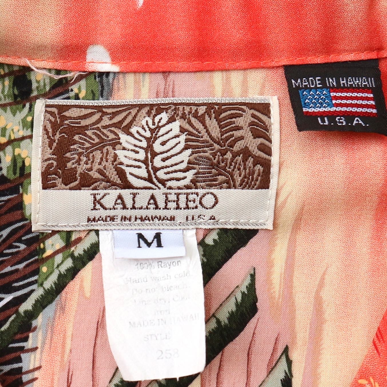 Kalaheo Hawaiian Shirt Size M