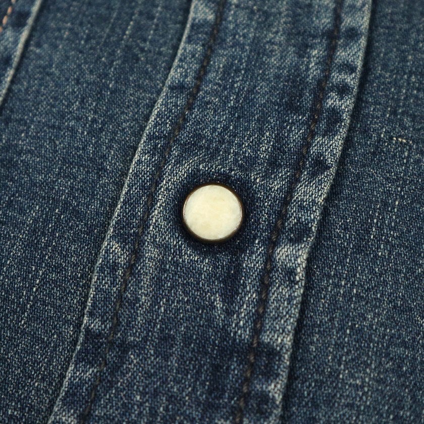 FOB Factory Denim Western Shirt Size M
