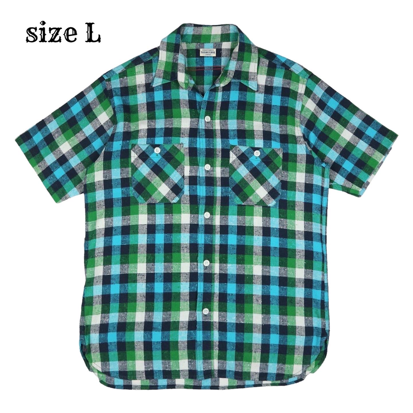Sugar Cane Japan Made Cotton Shirt Size L