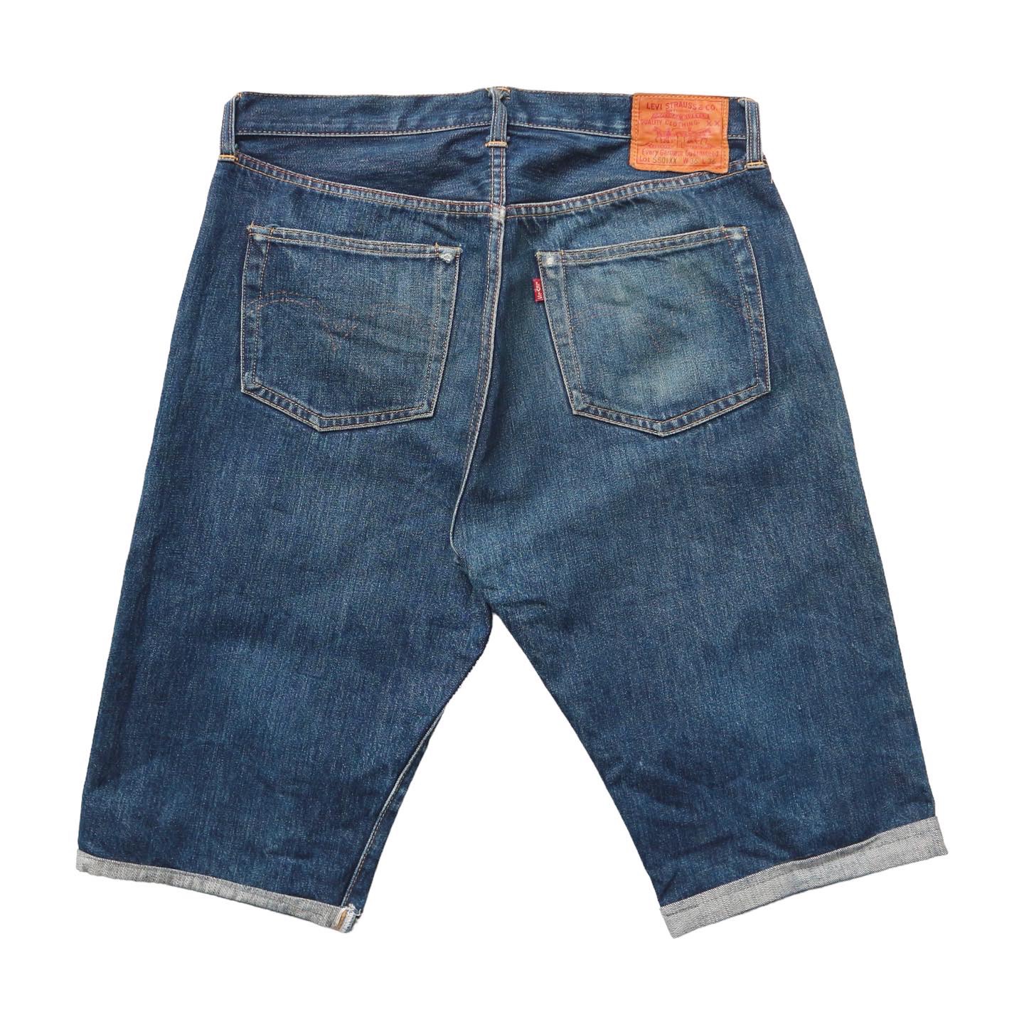 90s Levi's Valencia 1944 501 Cutted Shorts Size 34