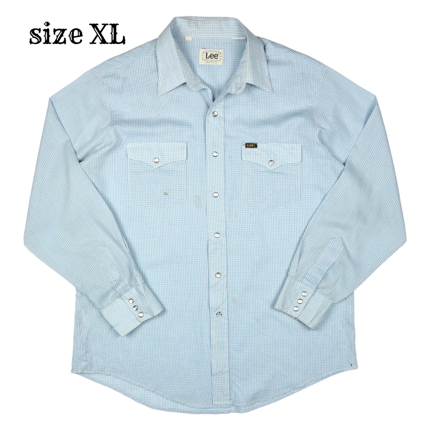 Vintage 80s Lee Western Shirt Size XL