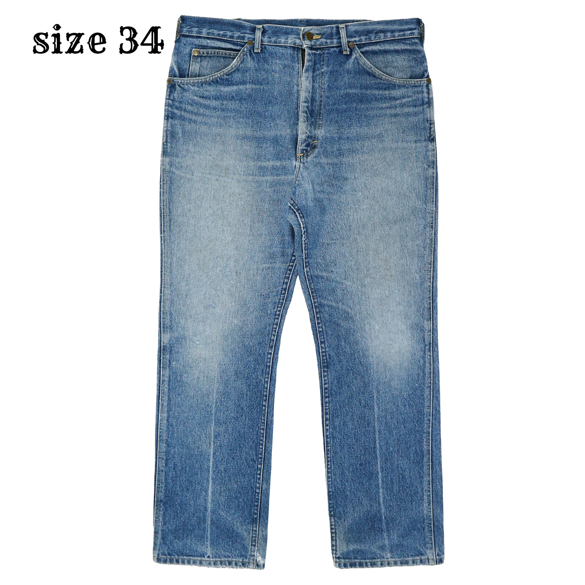Vtg 80s Lee Riders USA Denim Jeans Size 34