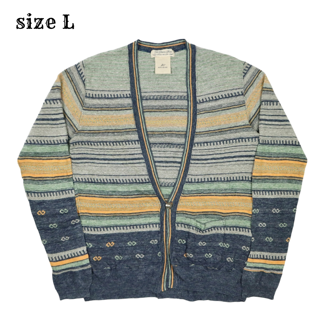 Remi Relief Native American Style Cardigan Size L