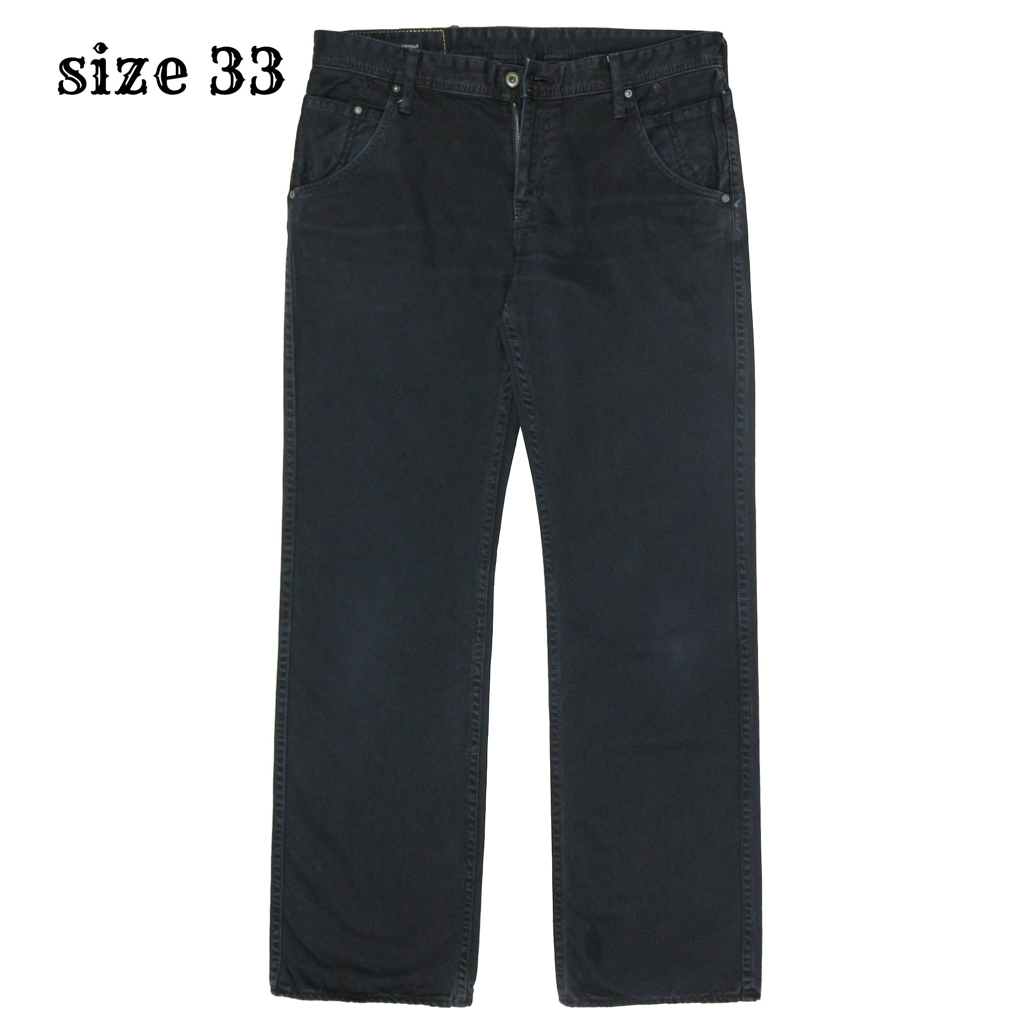 Johnbull Japan Black Satin Pants Size 33