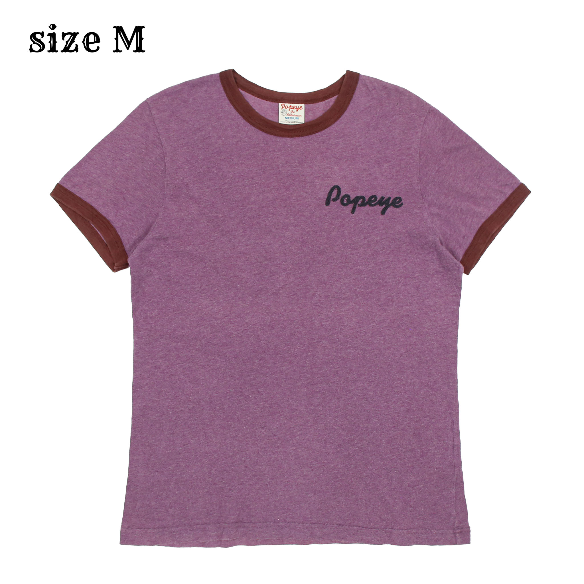 Popeye x Uniqlo Graphic Ringer T-Shirt Size M