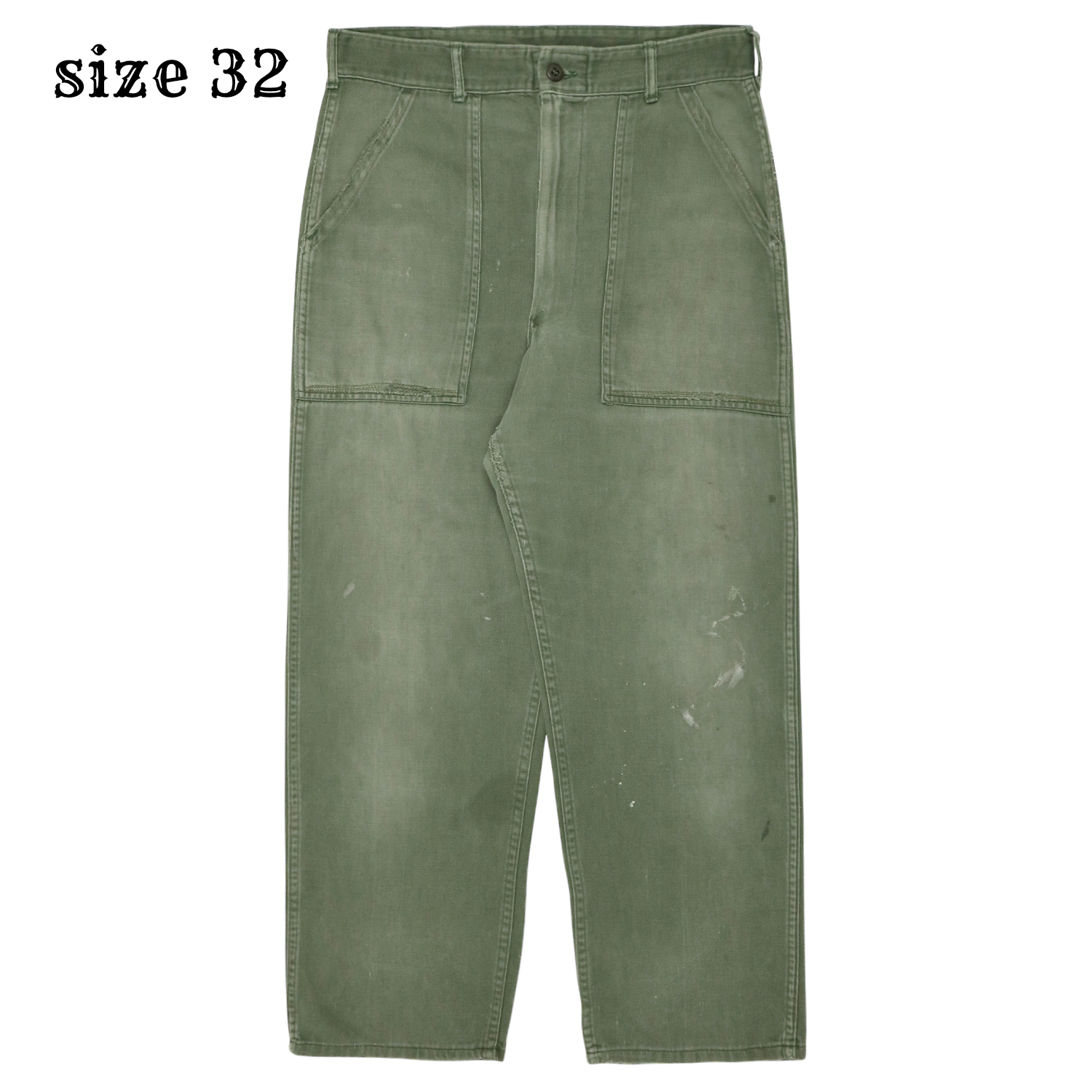 Vintage U.S. Army OG-107 Fatigue Pants Size 32