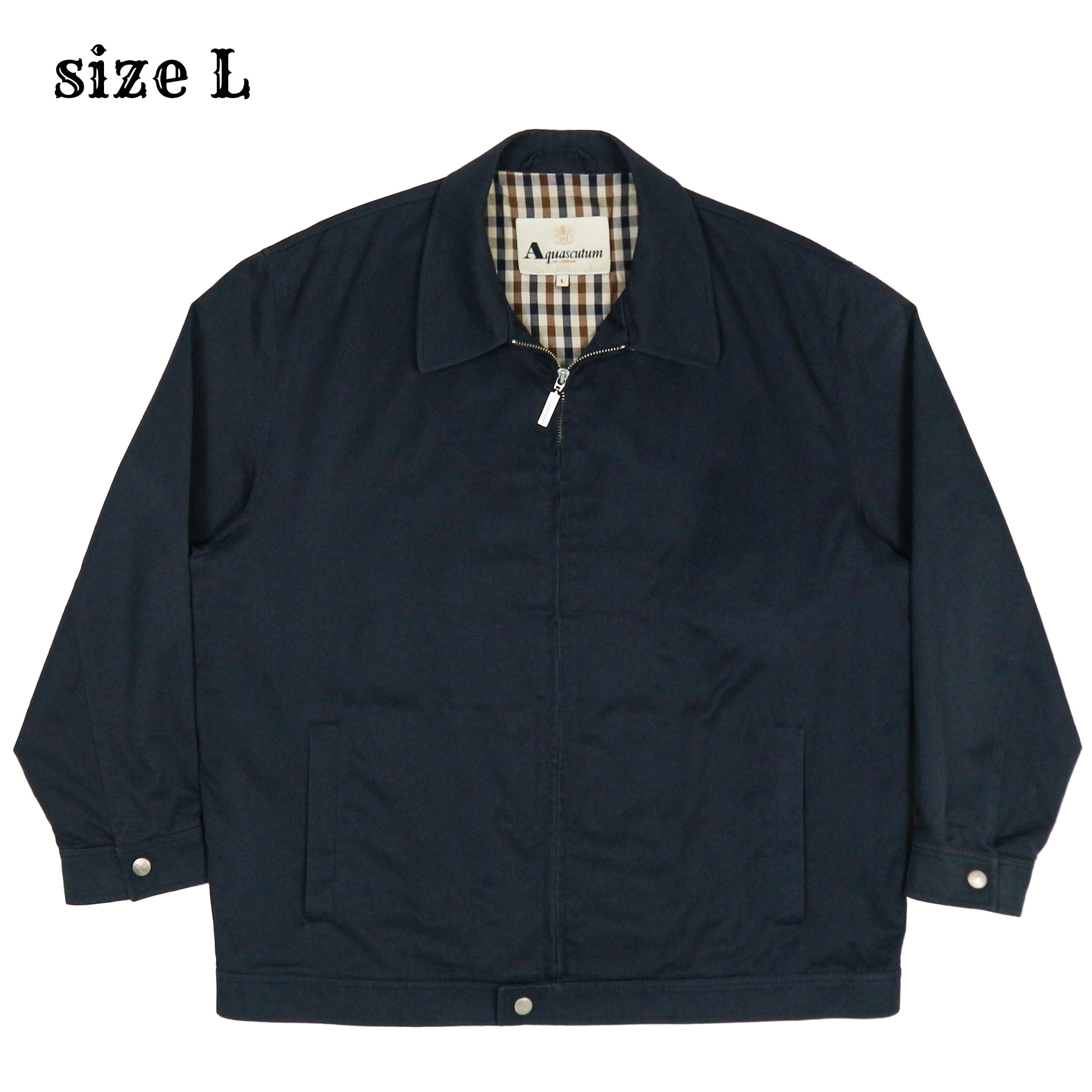 Aquascutum Made in England Harrington Jacket Size L