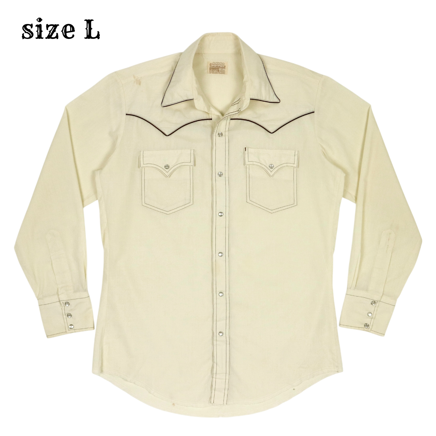 Vintage Montgomery Ward Western Shirt Size L
