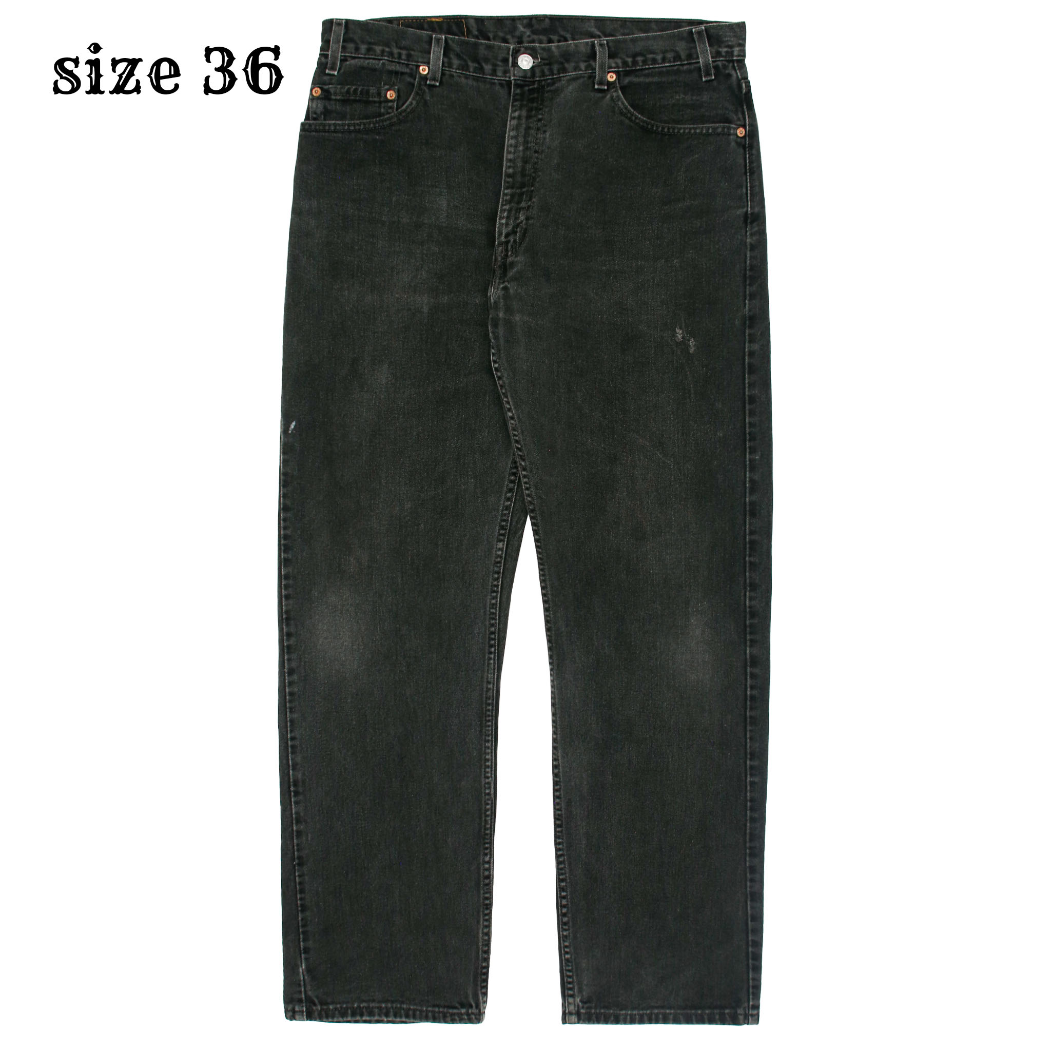 90s Levi's 505 Black Denim Jeans Size 36