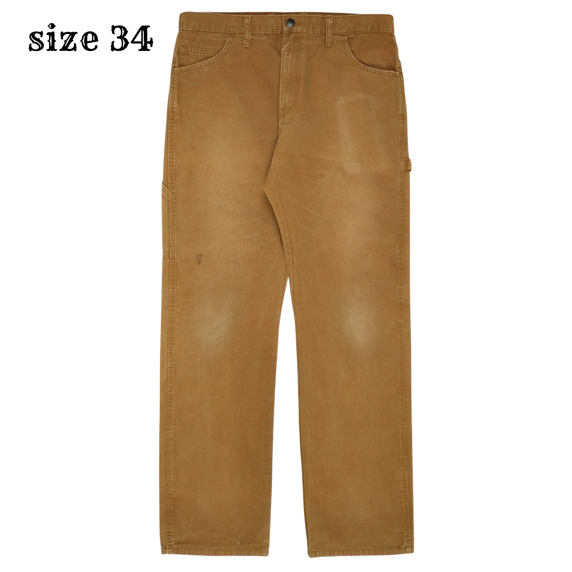 Dickies Canvas Carpenter Work Pants Size 34