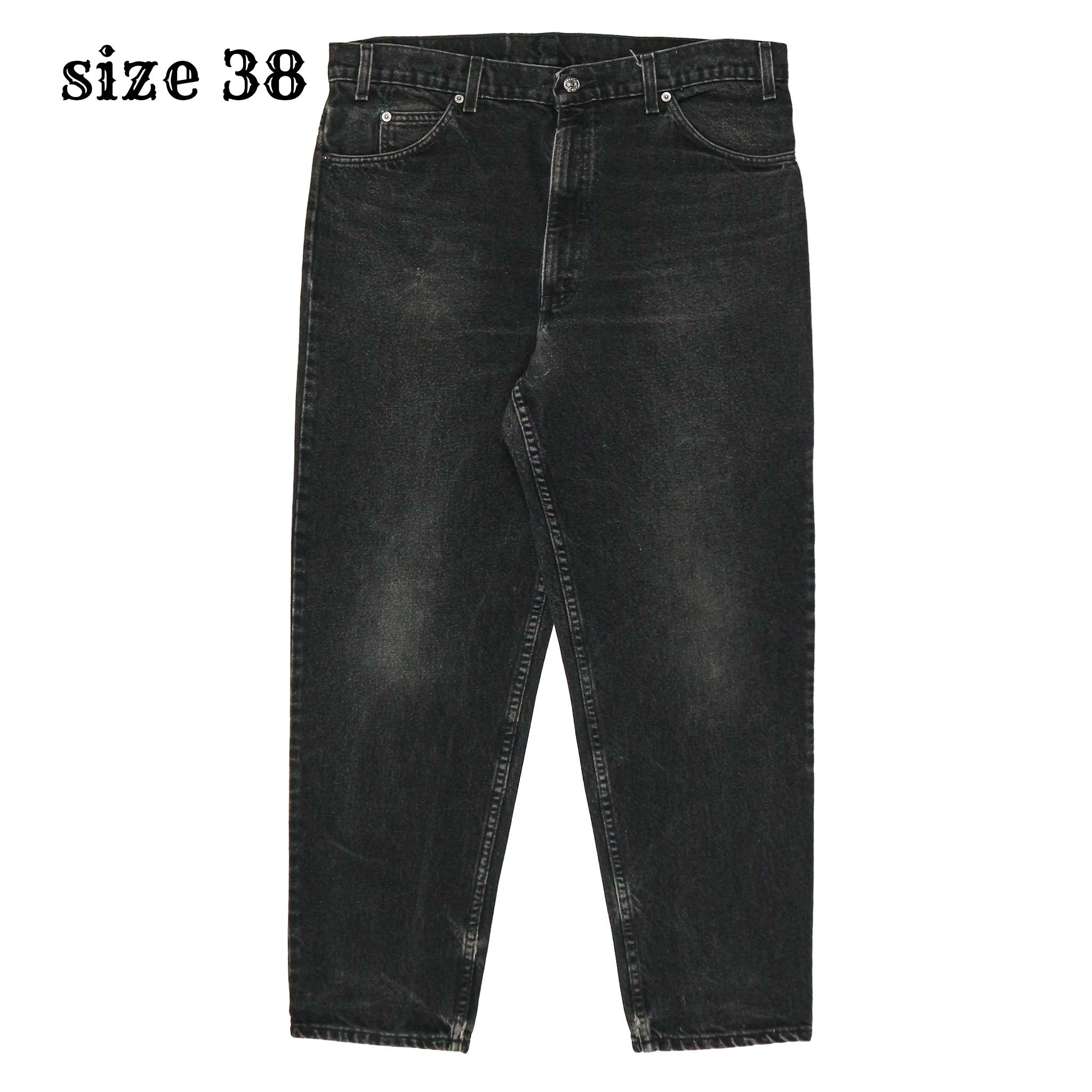 90s Levi's 550 Black Denim Jeans Size 38