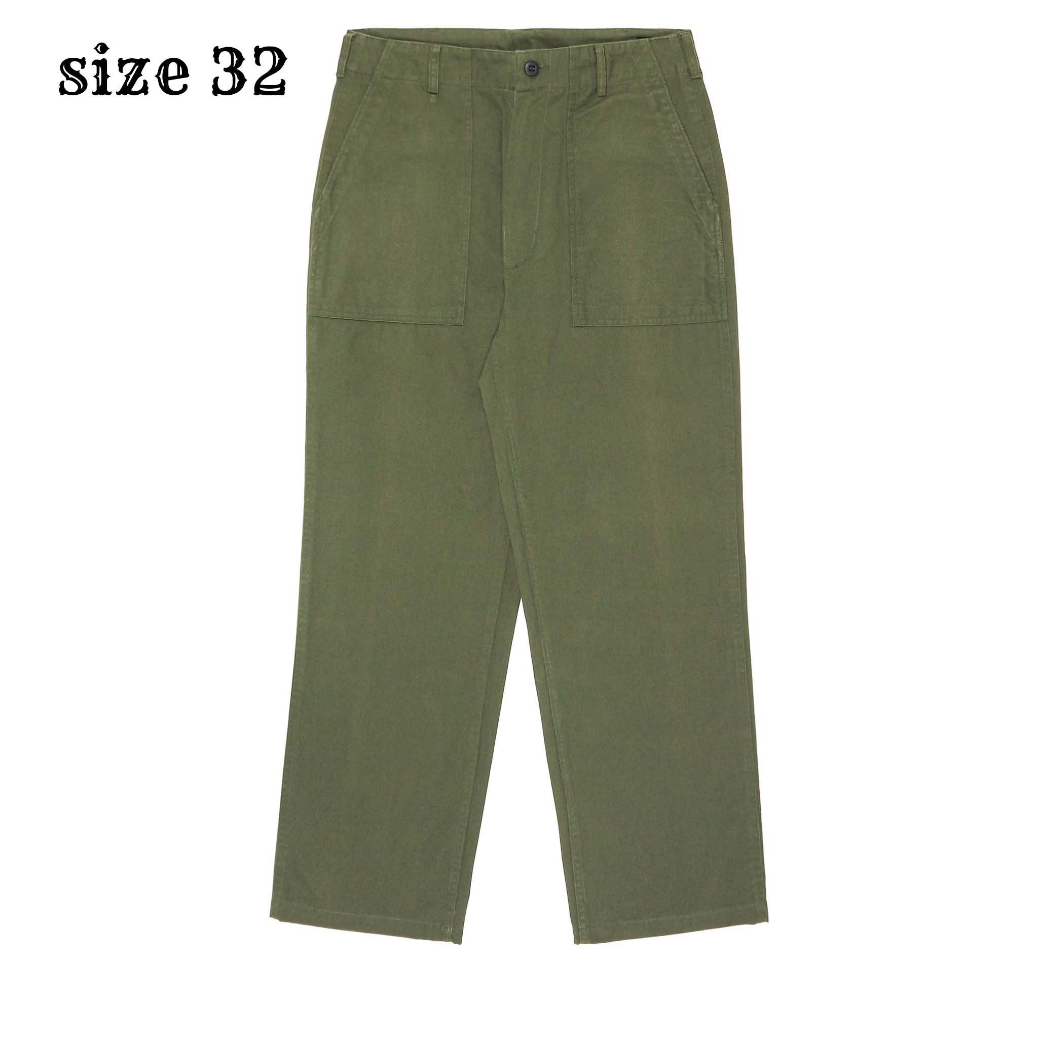 Military Type Olive Fatigue Pants Size 32