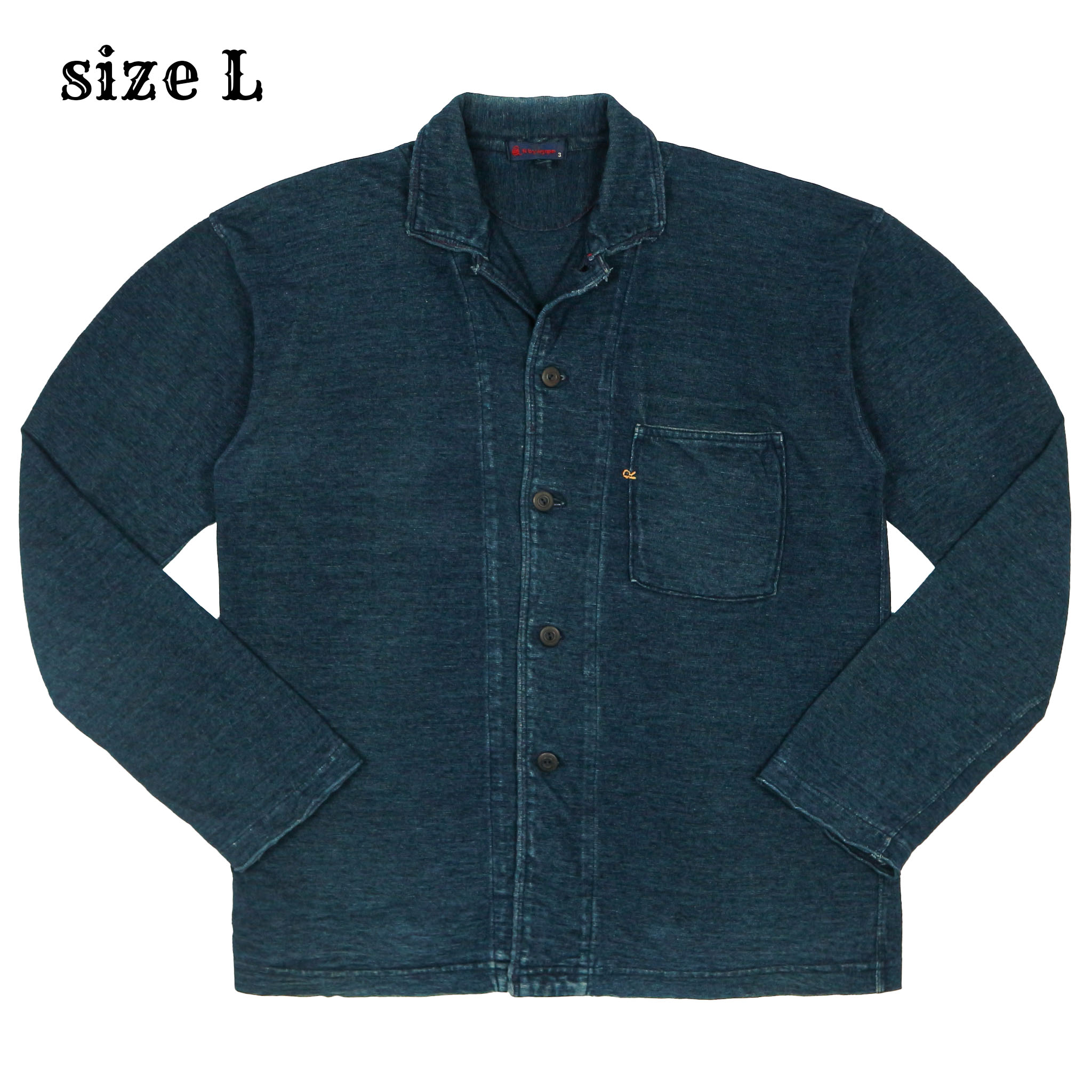 45rpm Japan Made Deep Indigo Dyed Jacket Size L
