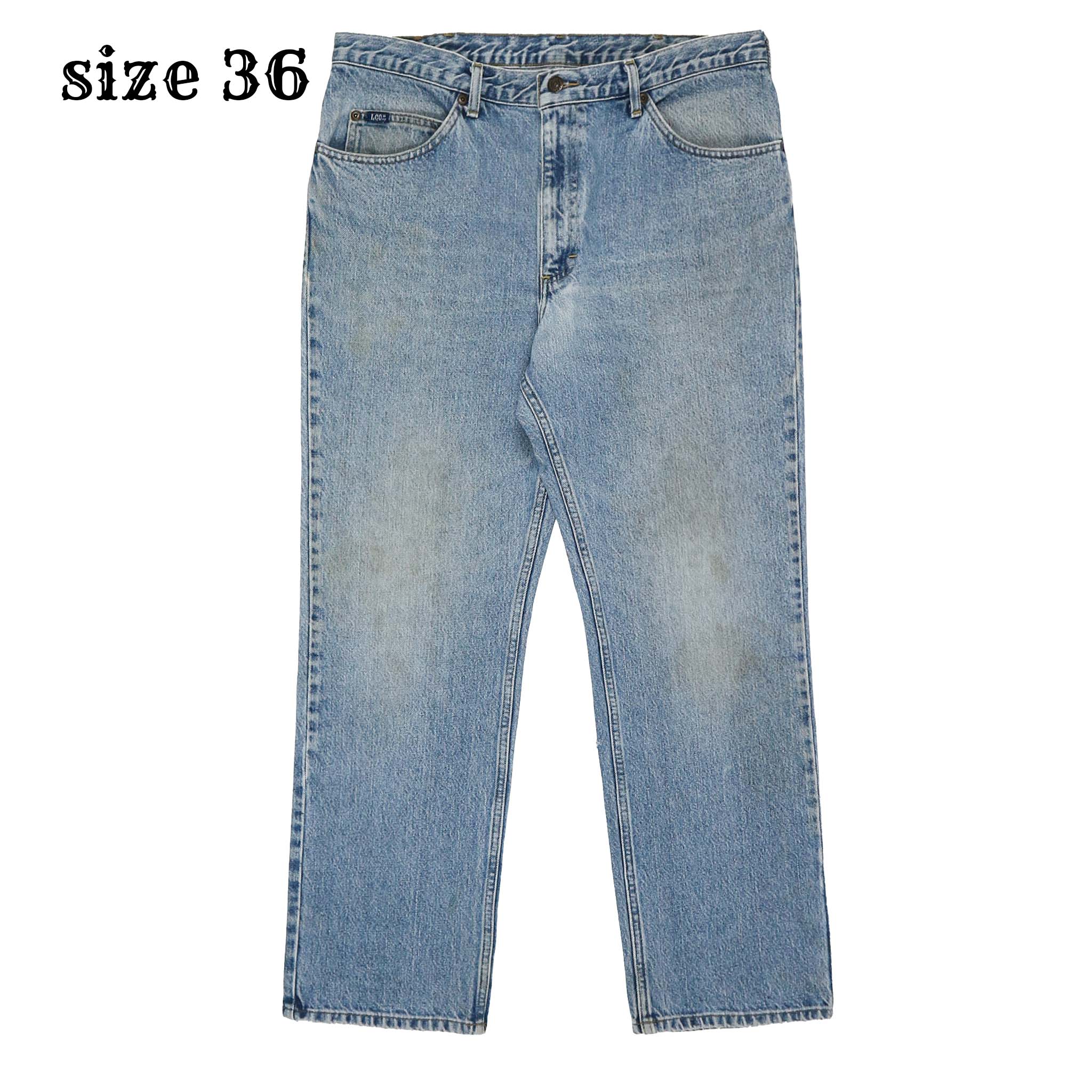 90s Lee Denim Faded Blue Jeans Size 36