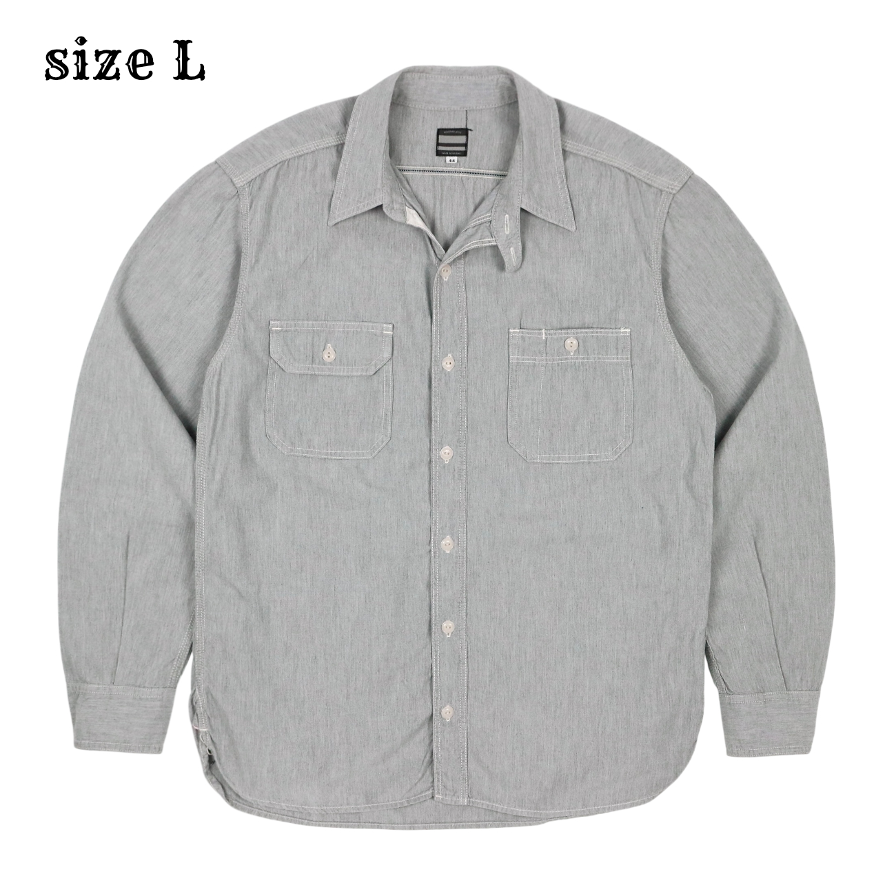 Momotaro Japan Chambray Shirt Size L