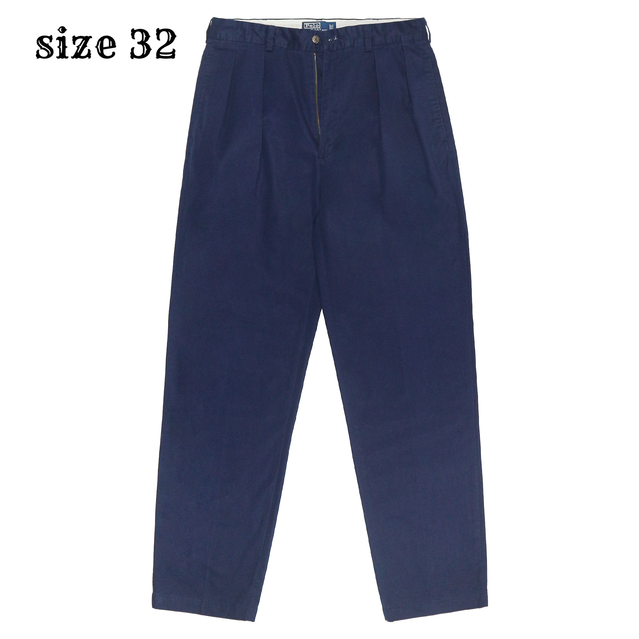 Polo Ralph Lauren Pleated Navy Pants Size 32