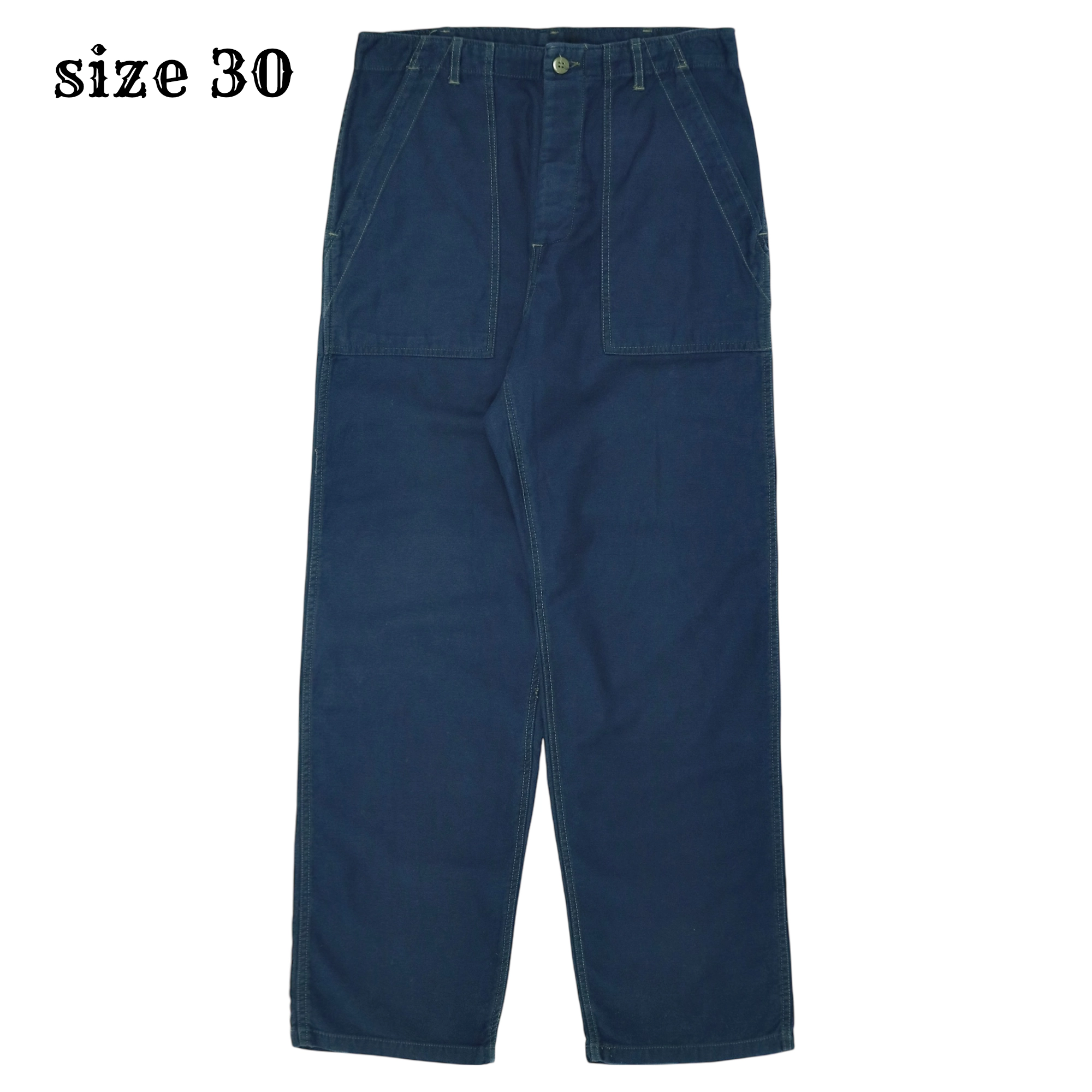 YMCL KY Blue Dyed Fatigue Pants Size 30