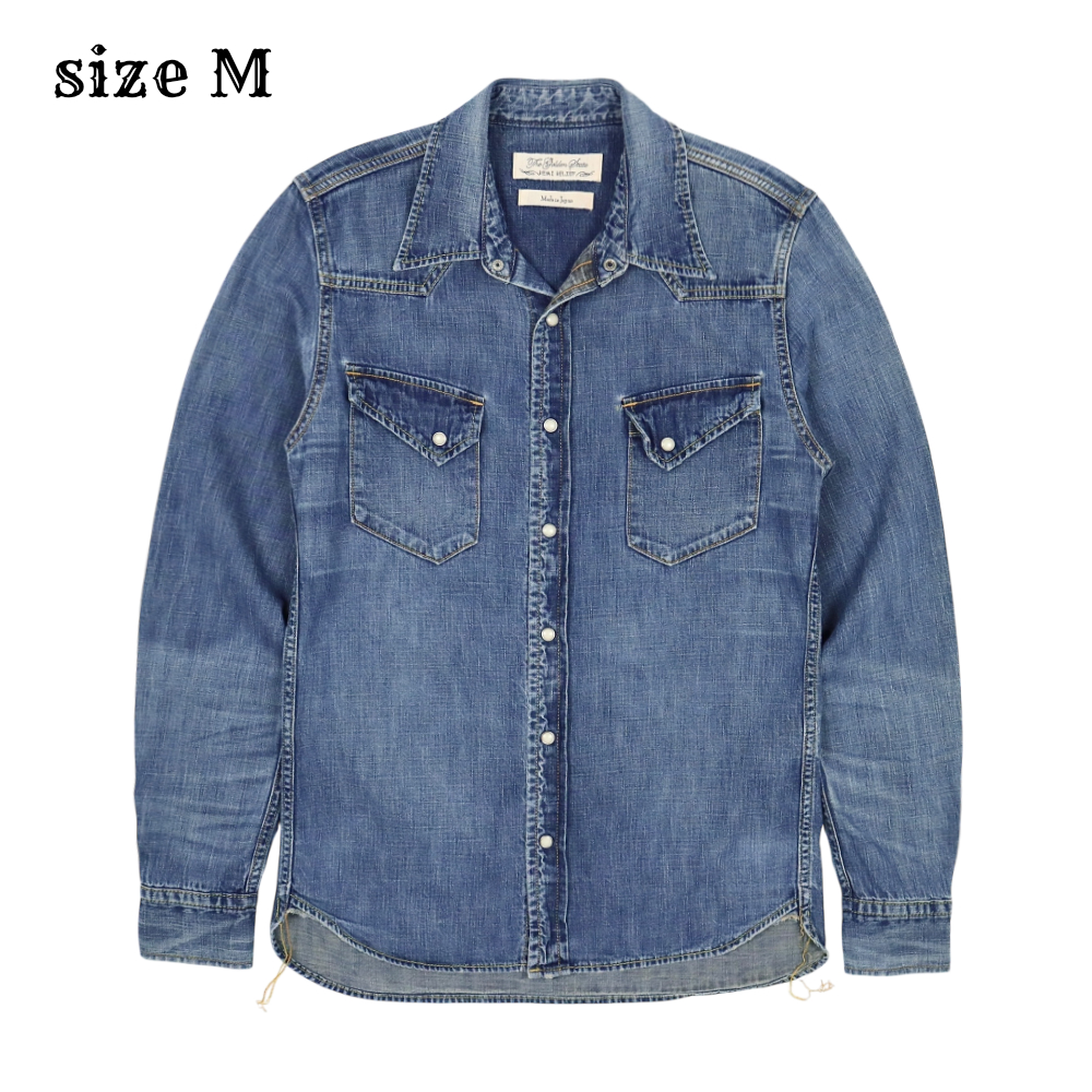 Remi Relief Japan Denim Western Shirt Size S