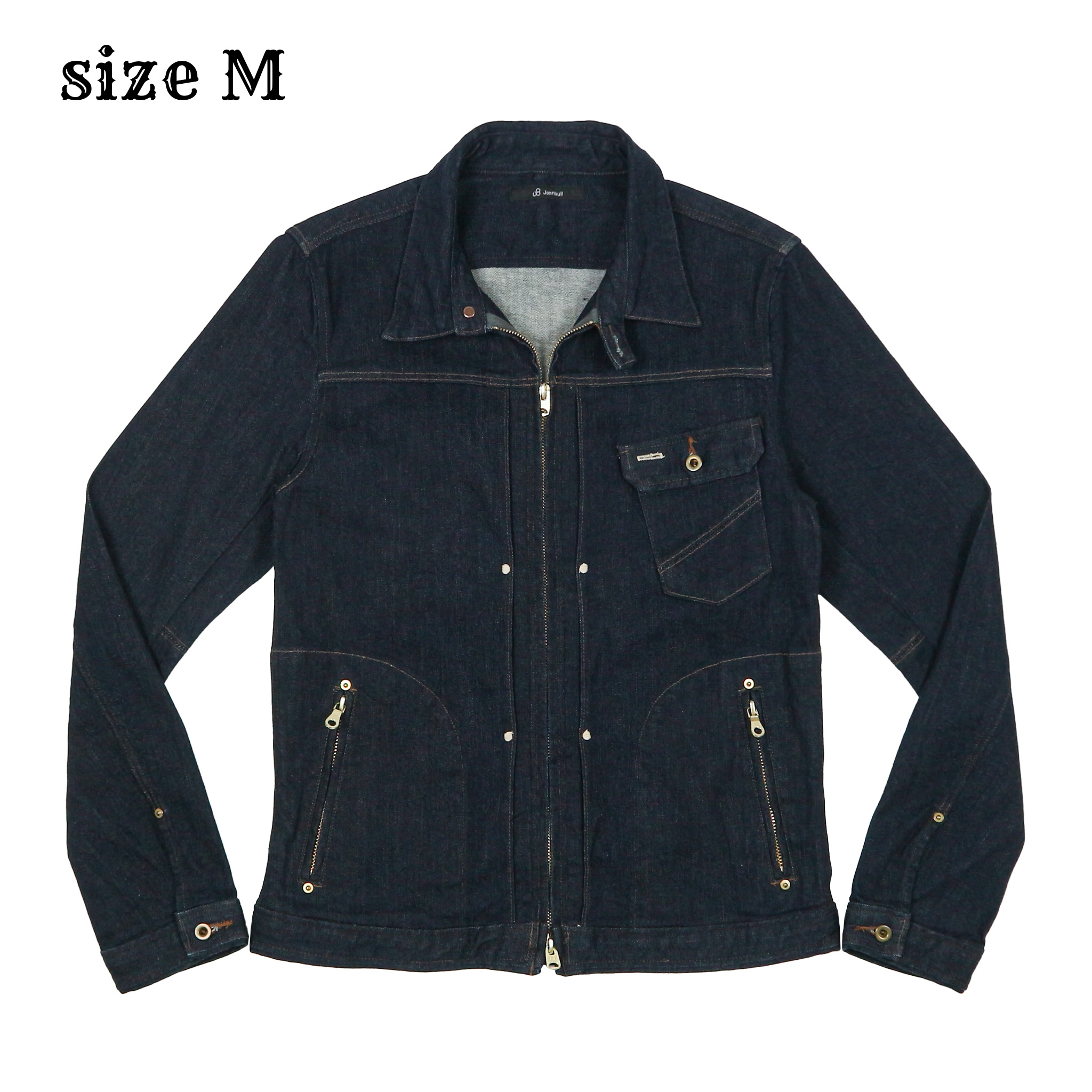 Johnbull Japan Dark Indigo Denim Jacket Size M