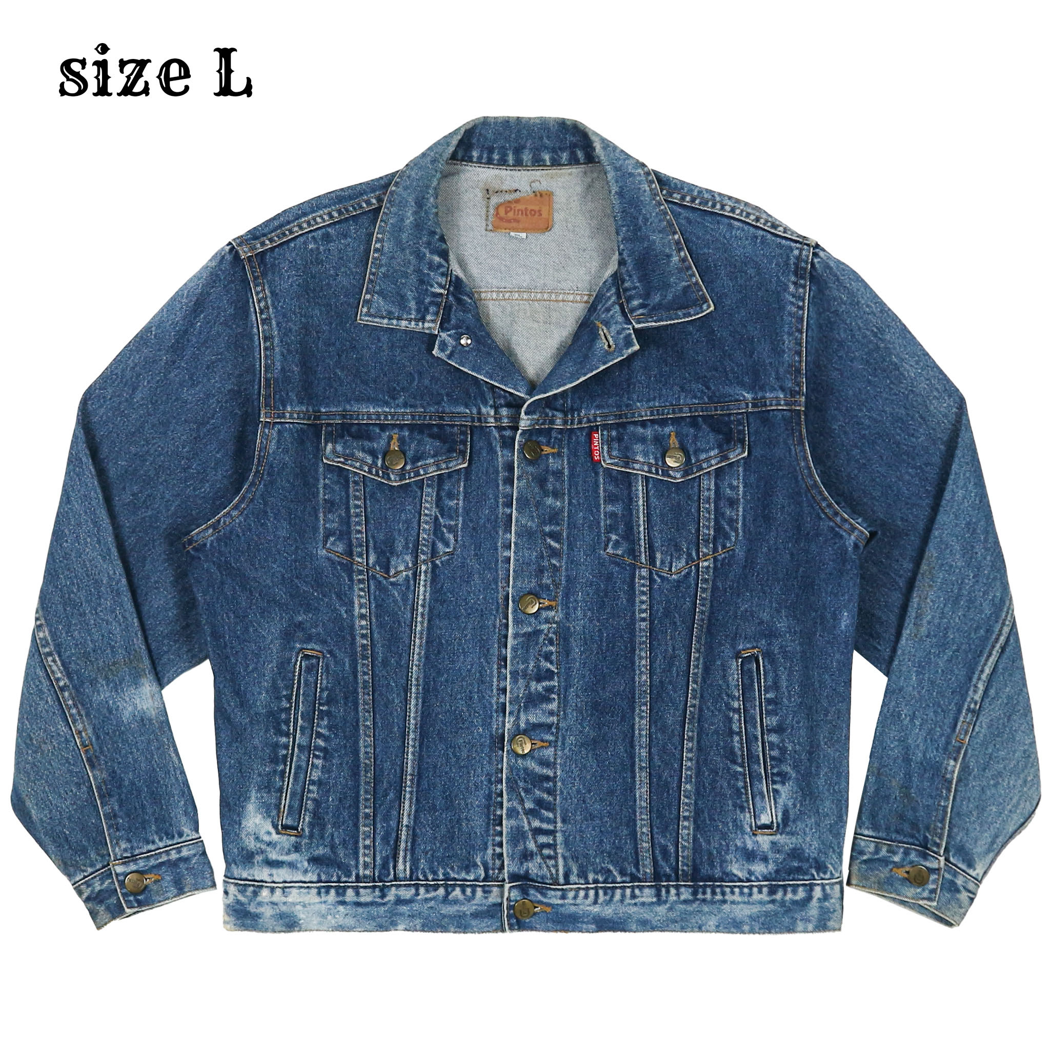Pintos Trucker Denim Jacket Size L