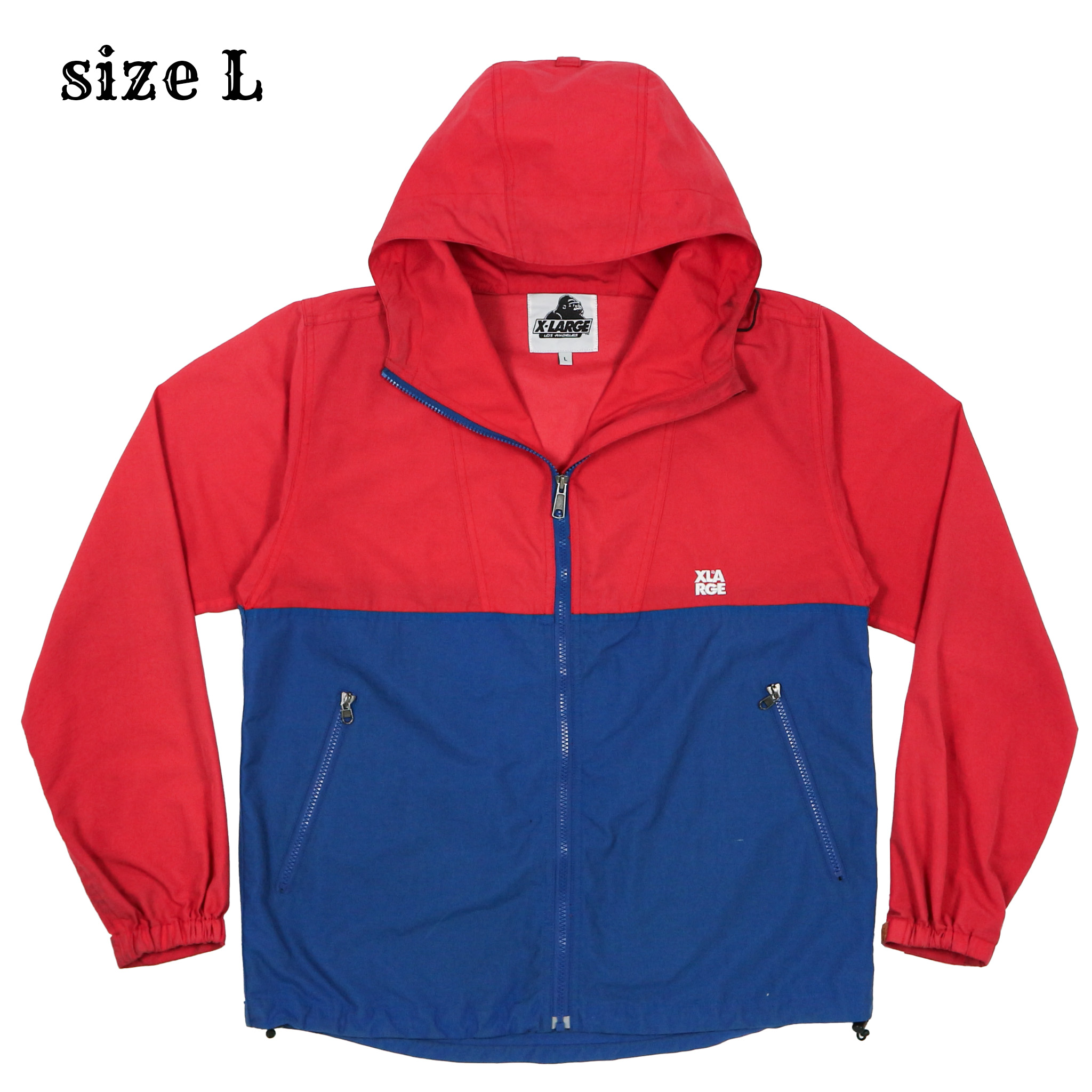 X-Large Two-tone Nylon Outdoor Jacket Size L