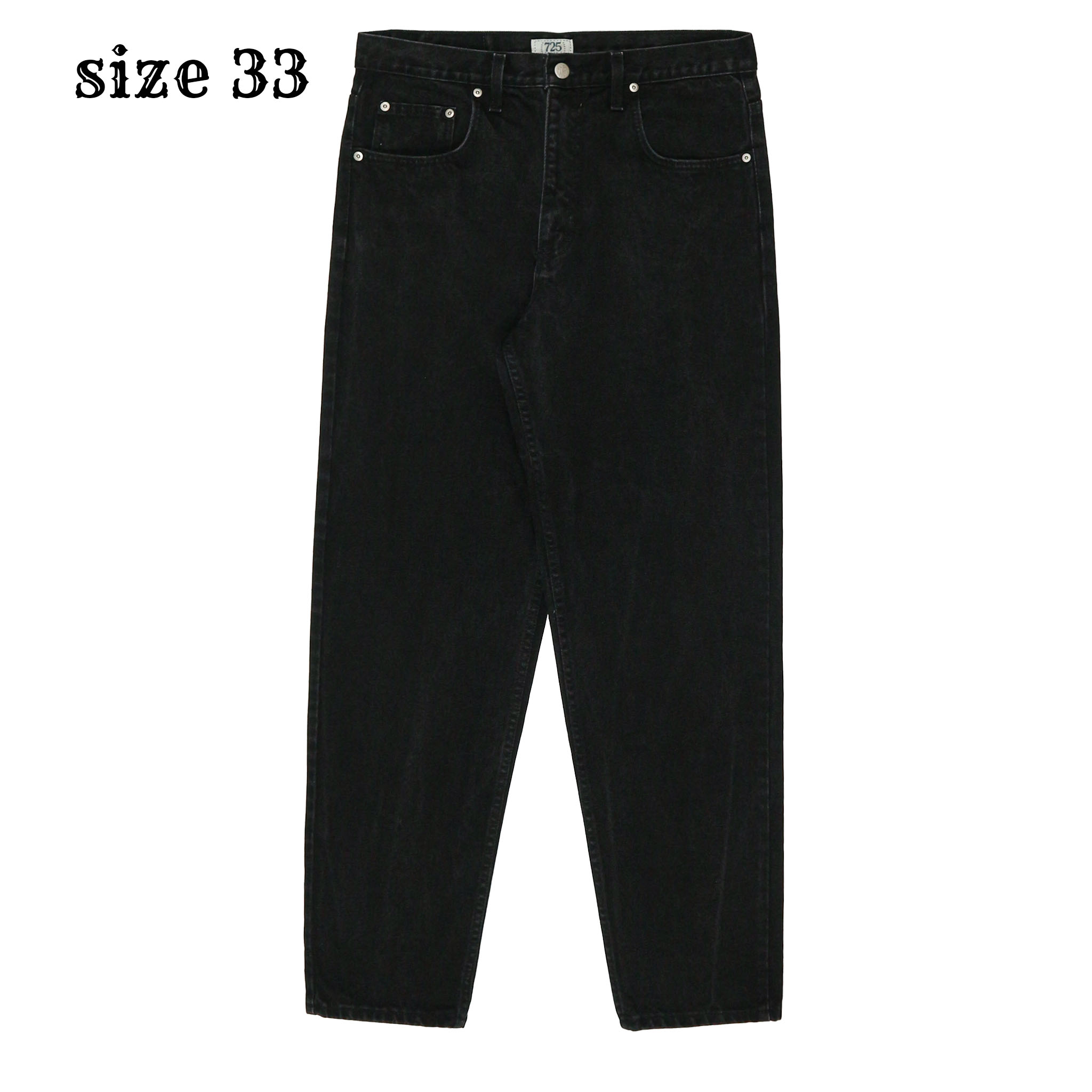 725 Originals Brand Black Denim Jeans Size 33