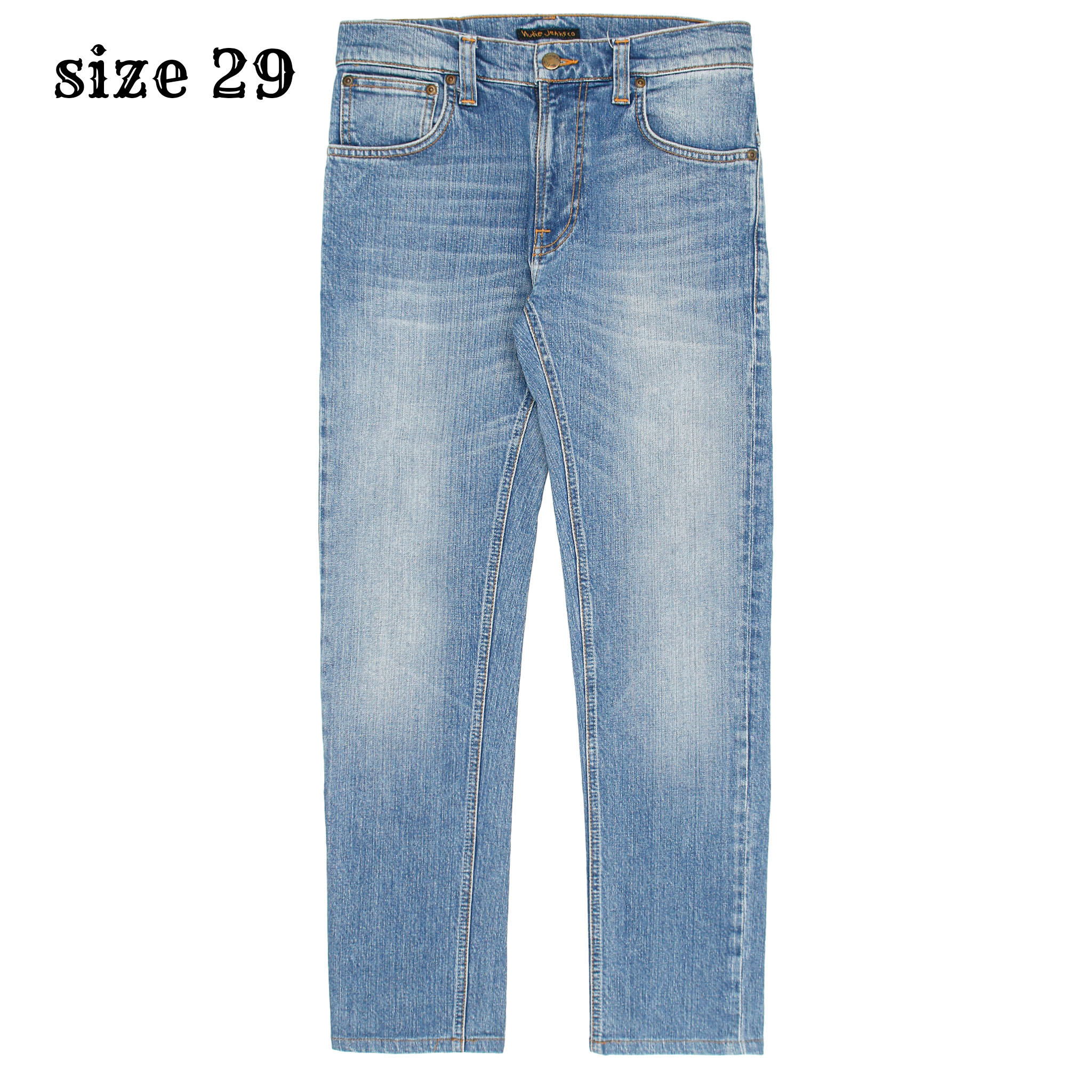 Nudie Jeans Denim Thin Finn Rebel Blues Size 29