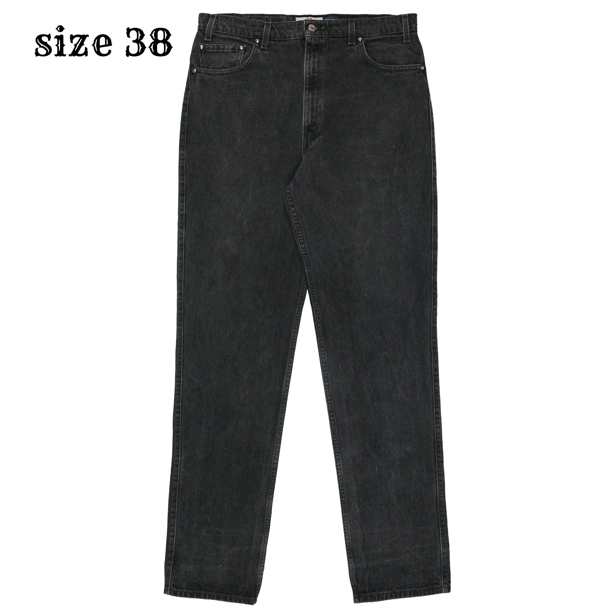 90s Levi's 540 Black Denim Jeans Size 38