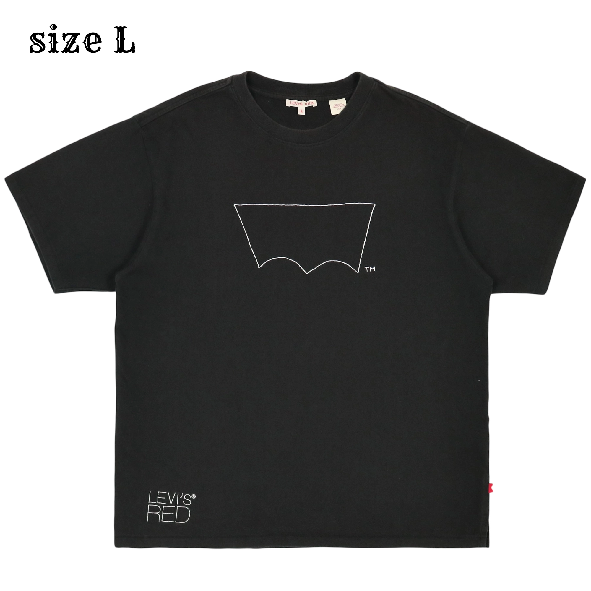 Levi's RED Graphic T-Shirt Black Size L