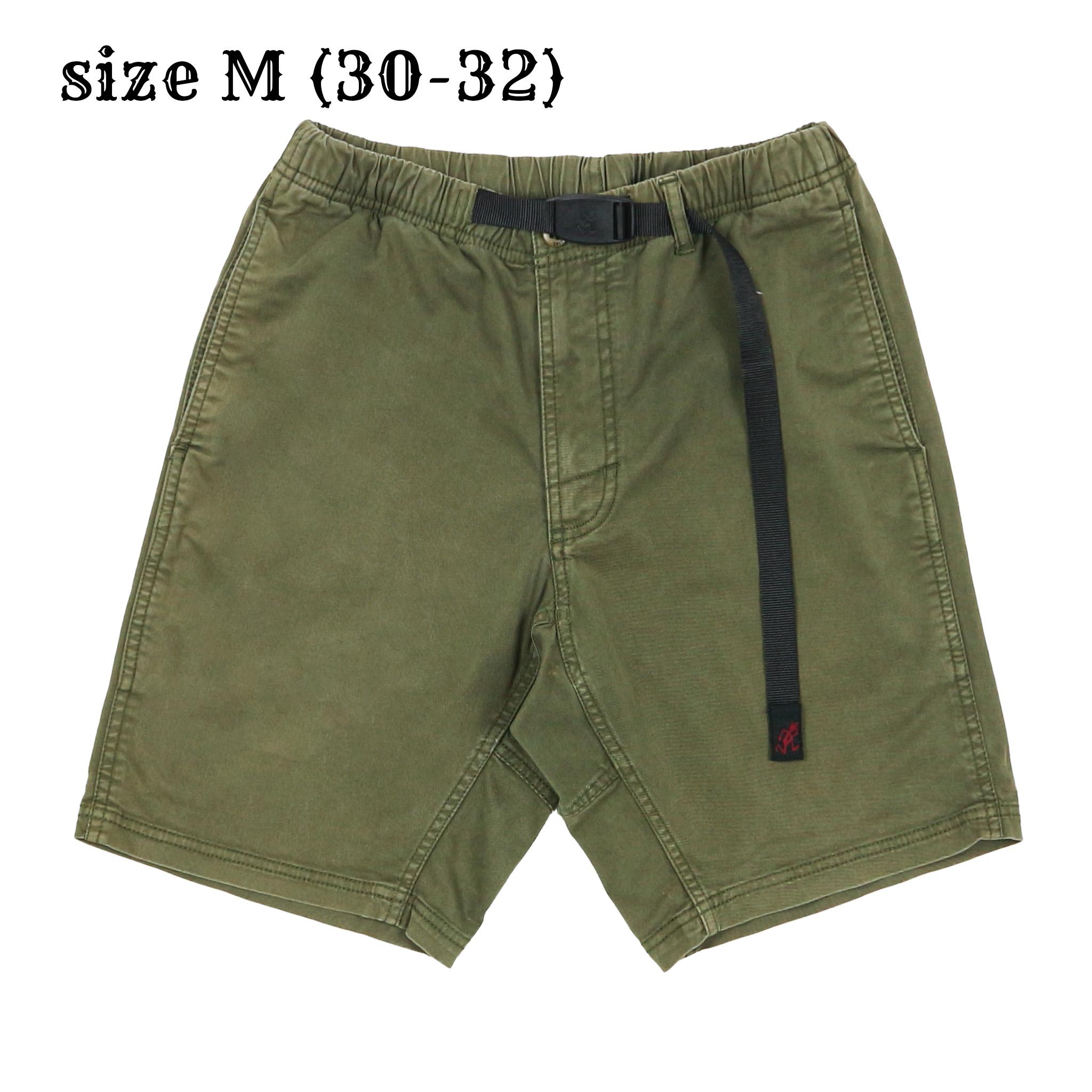 Gramicci Olive Outdoor Slim Shorts Size M