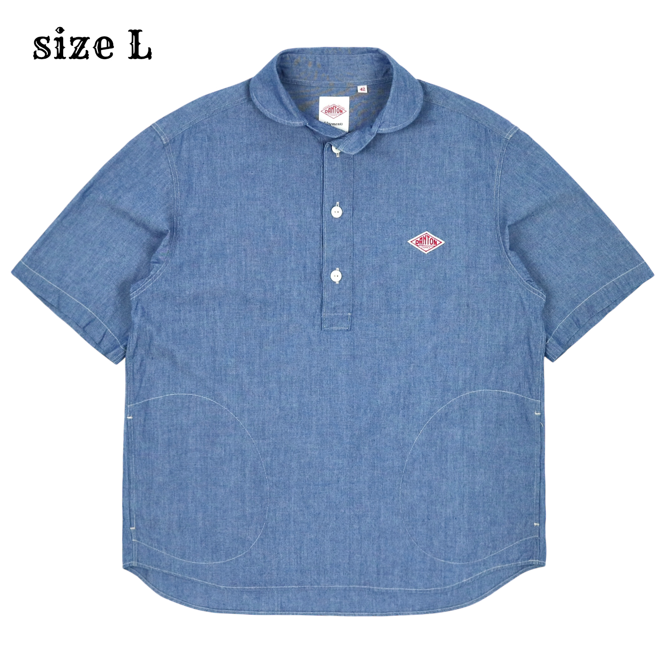 Danton Made in Japan Chambray Shirt Size L