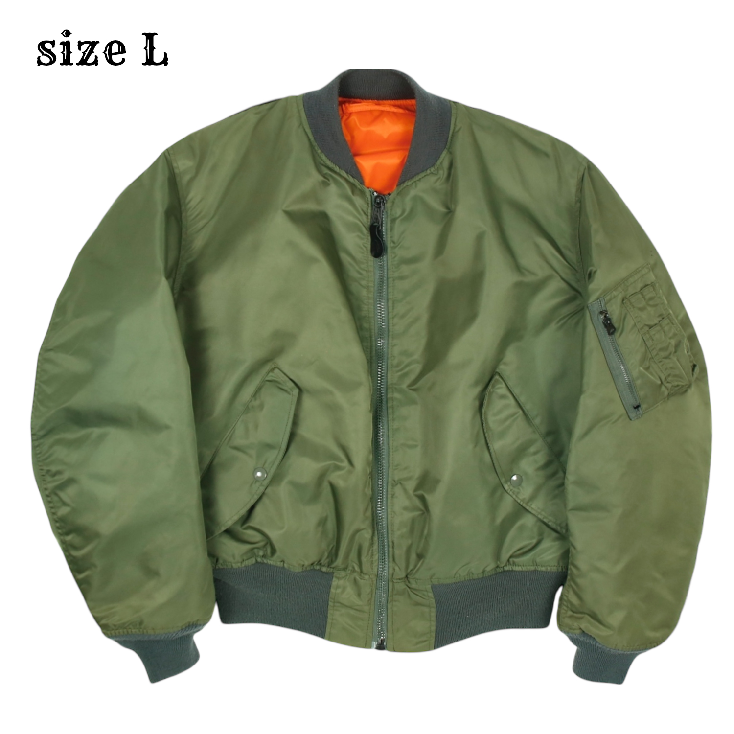 Greenbrier Industries USA MA-1 Bomber Jacket Size L