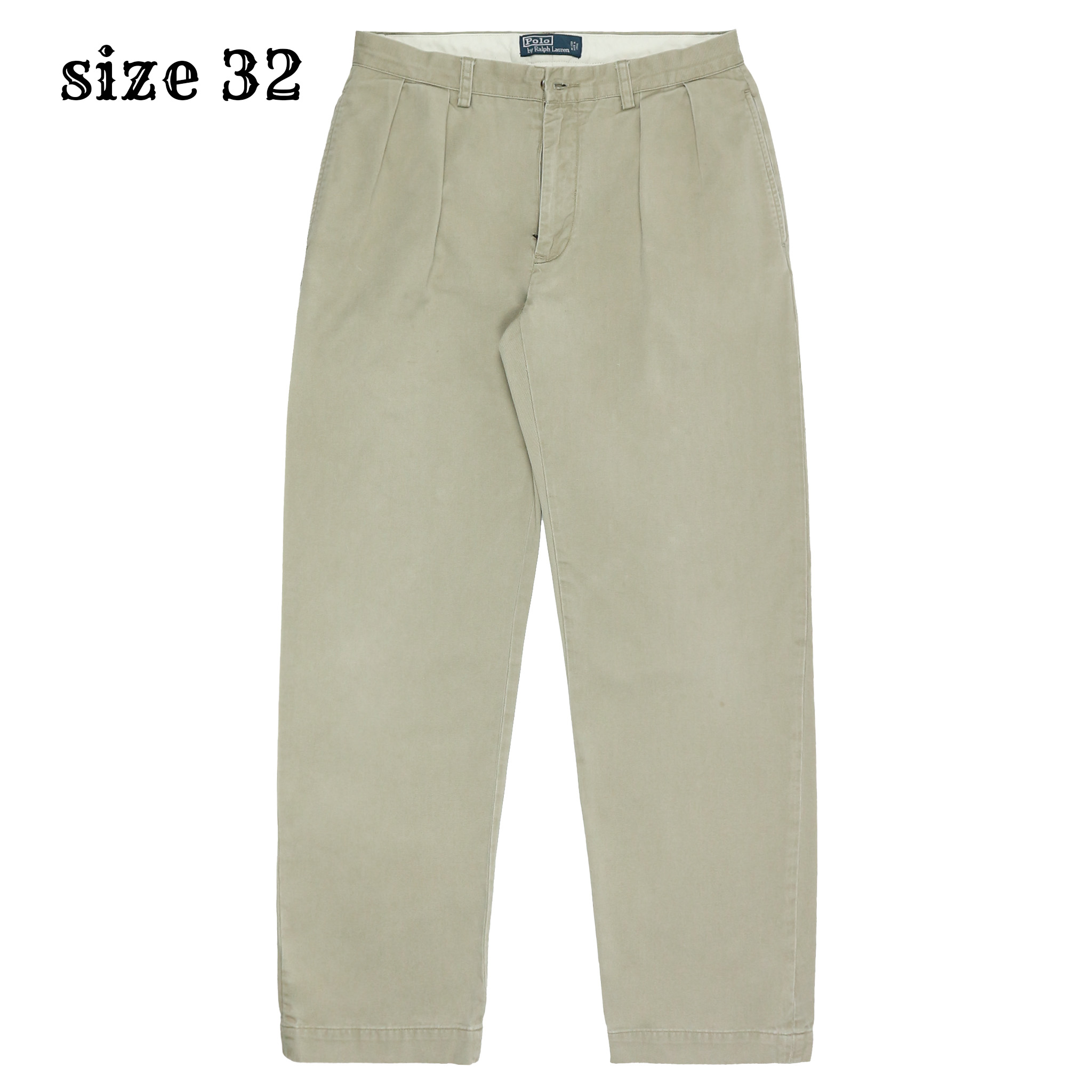 Polo Ralph Lauren Pleated Khaki Pants Size 32