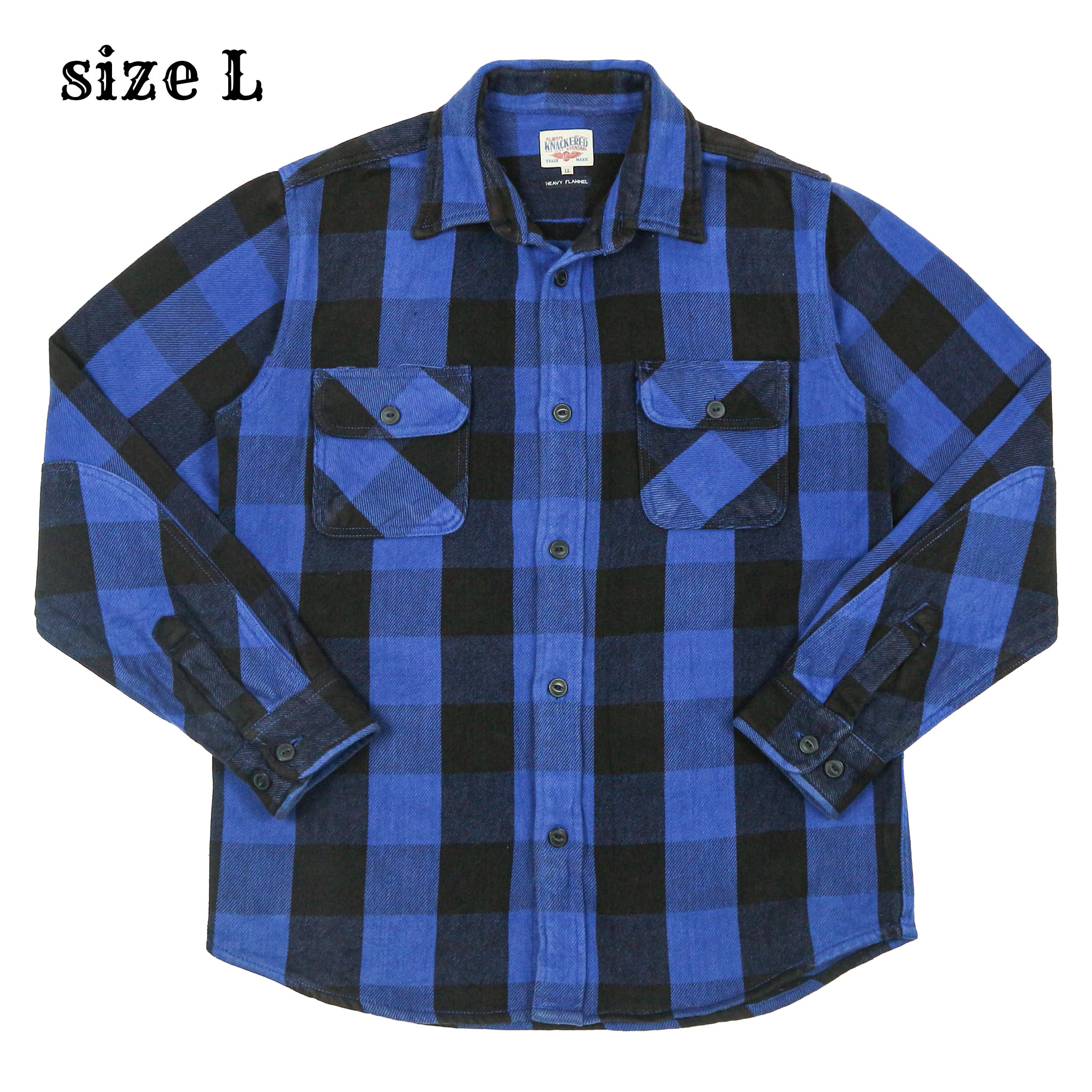 Knackered Heavy Flannel Work Shirt Size L