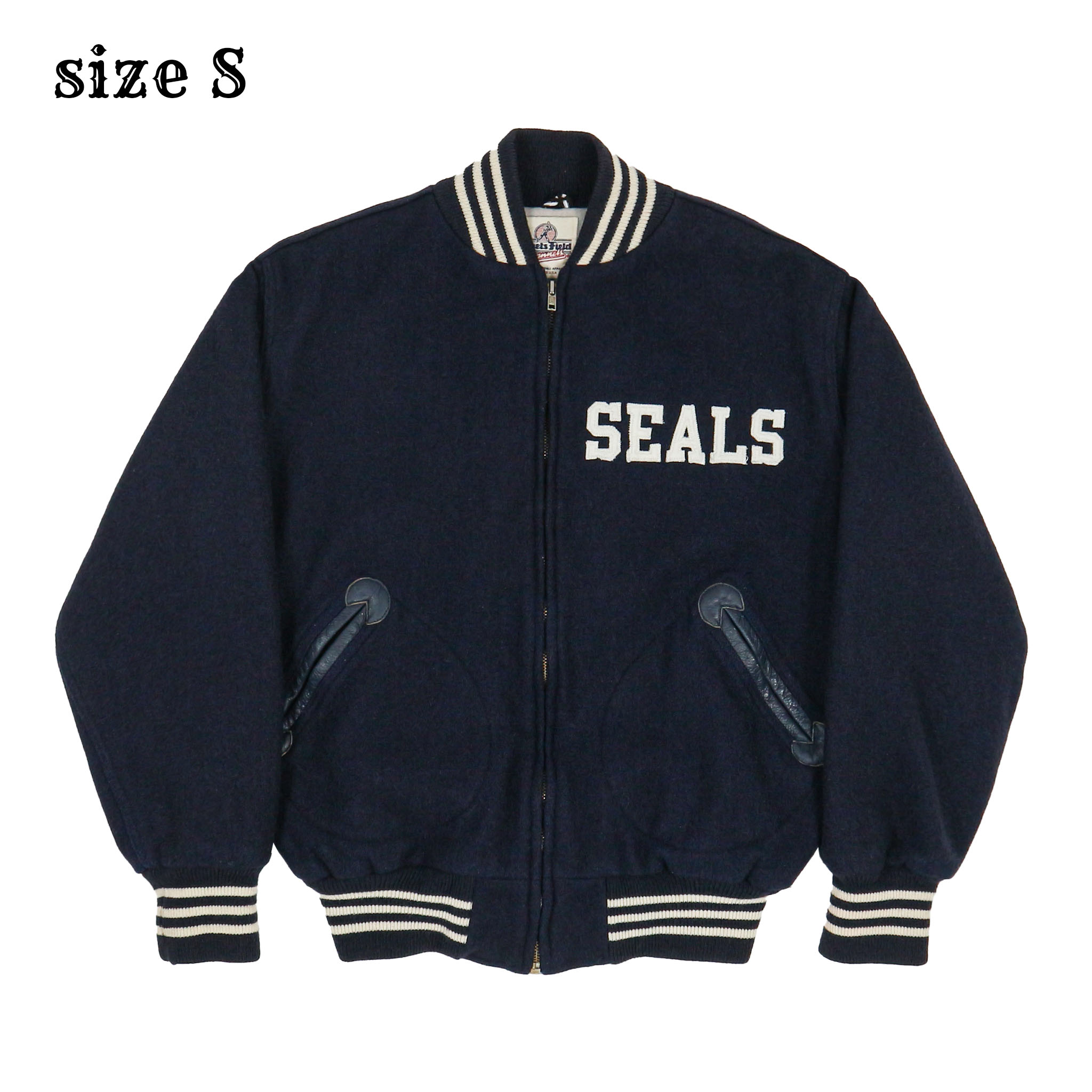 Ebbets Field Flannels ‘SF Seals’ Varsity Jacket Size S