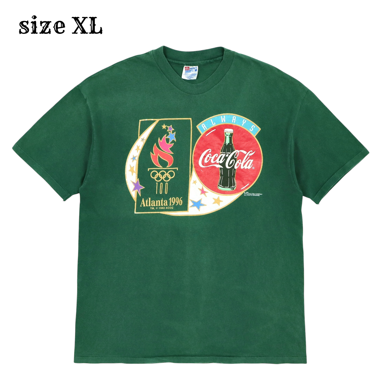 90s Coca Cola Olympic ‘96 Atlanta T-Shirt Size XL