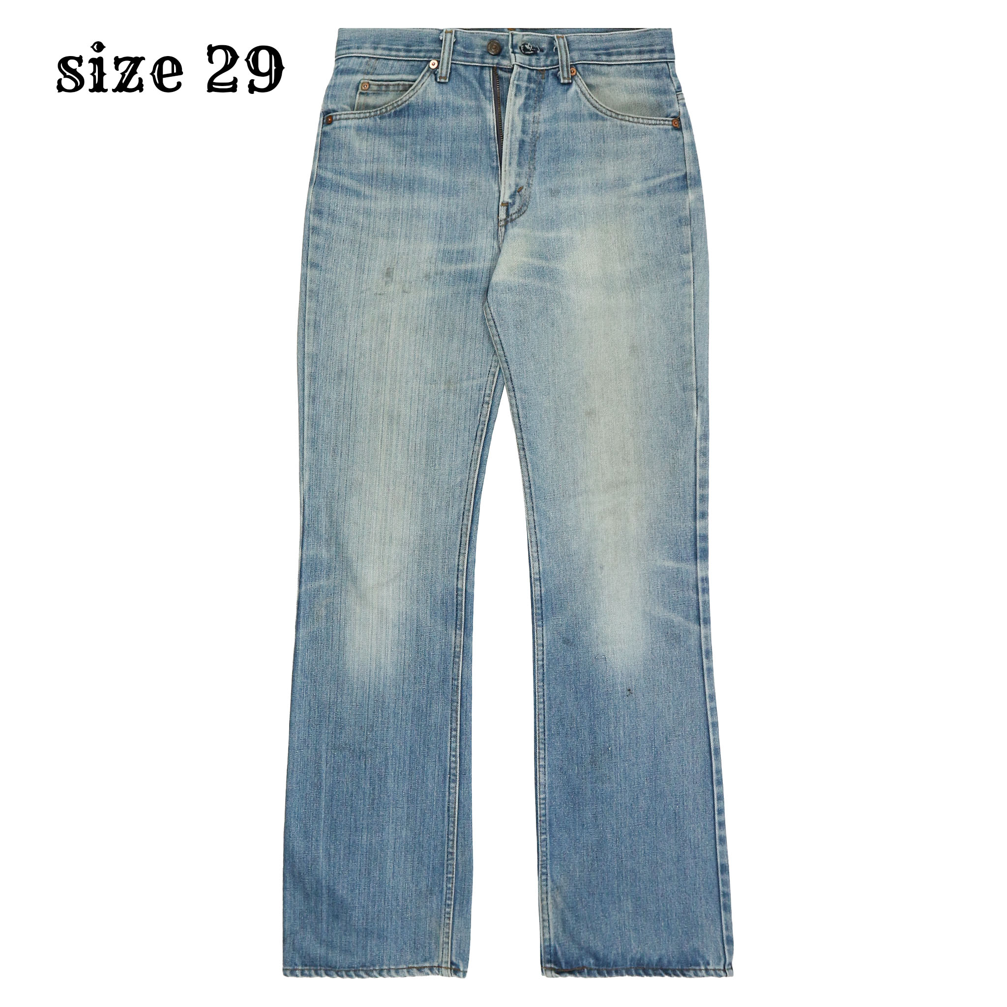 Vtg 70s Levi's 517 USA Bootcut Jeans Size 29 - Main Image