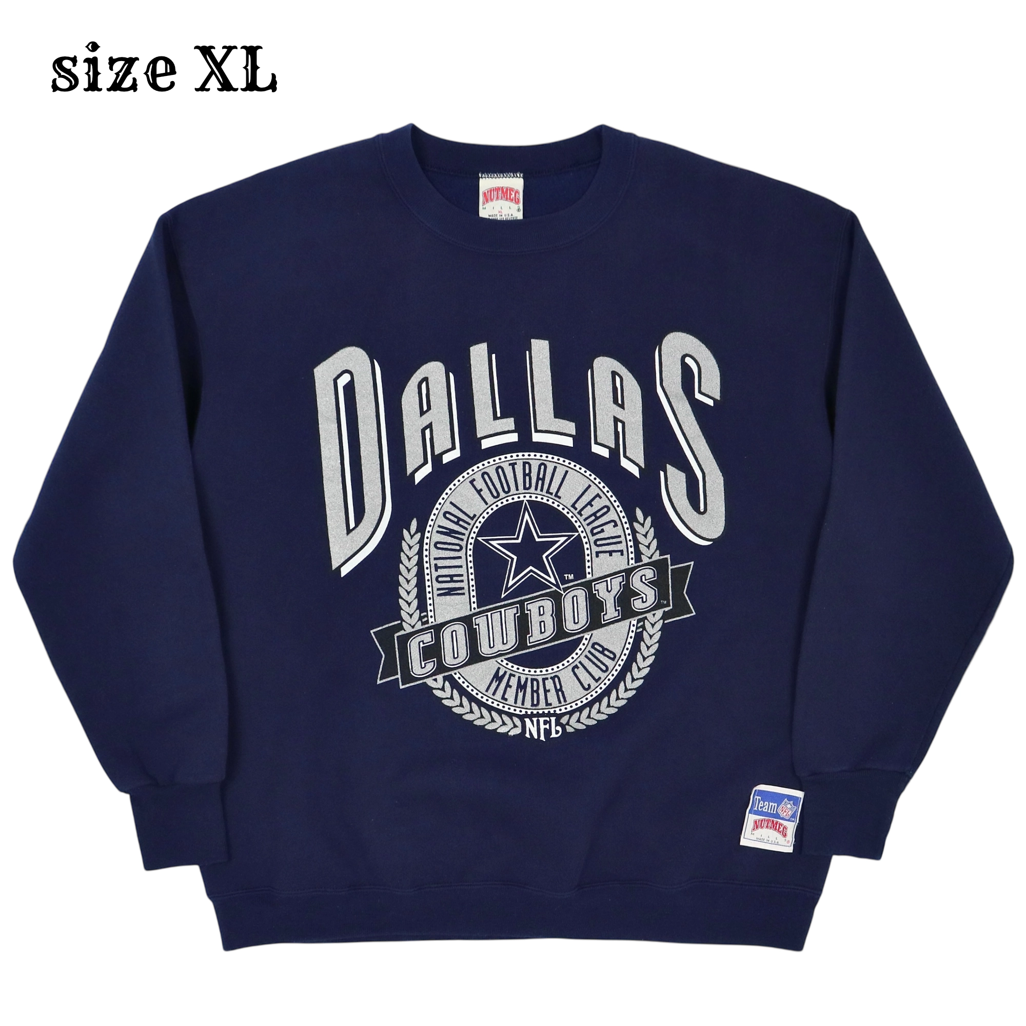 90s NFL Dallas Cowboys by Nutmeg Sweatshirt Size XL