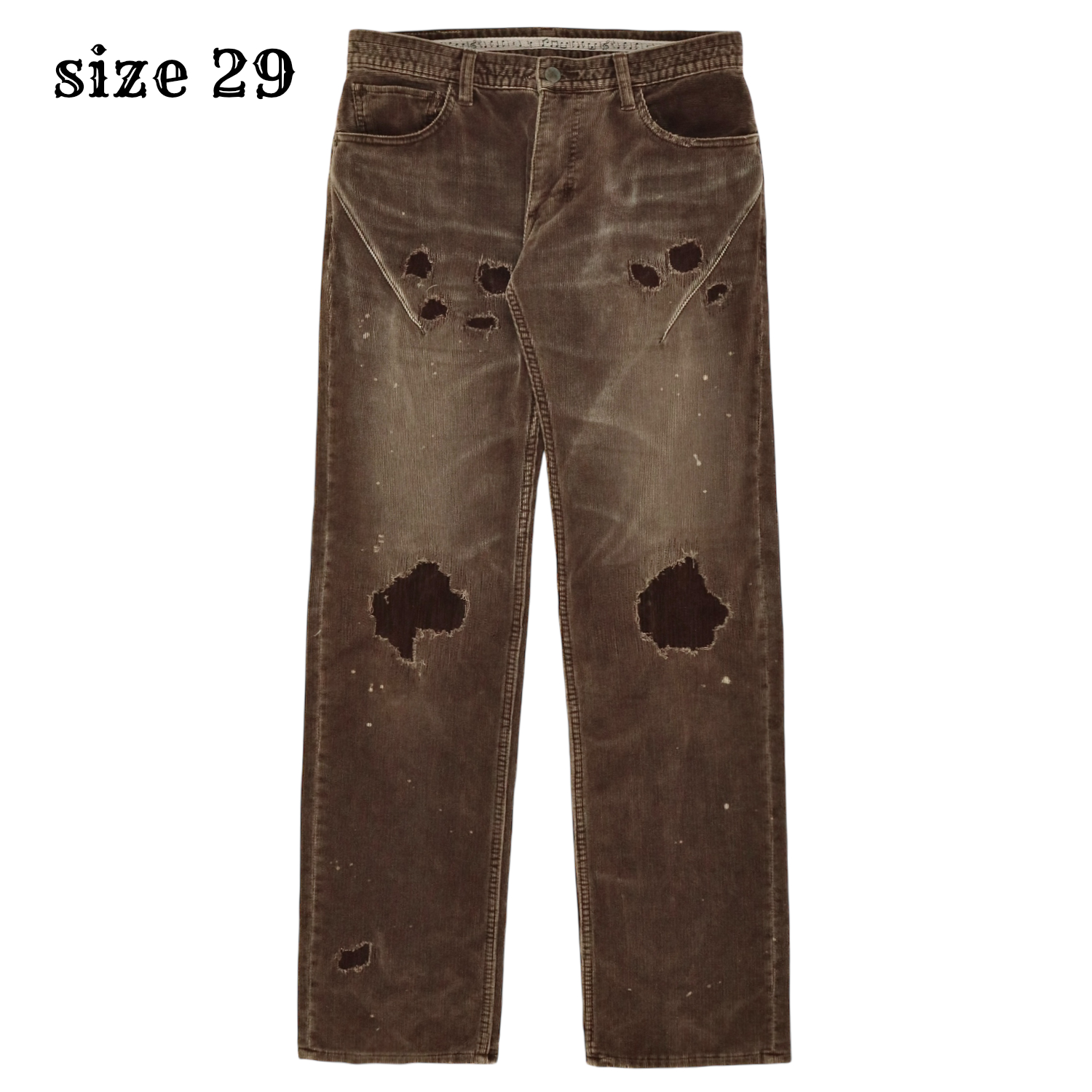 n(n) Number (N)ine Japan Corduroy Pants Size W29