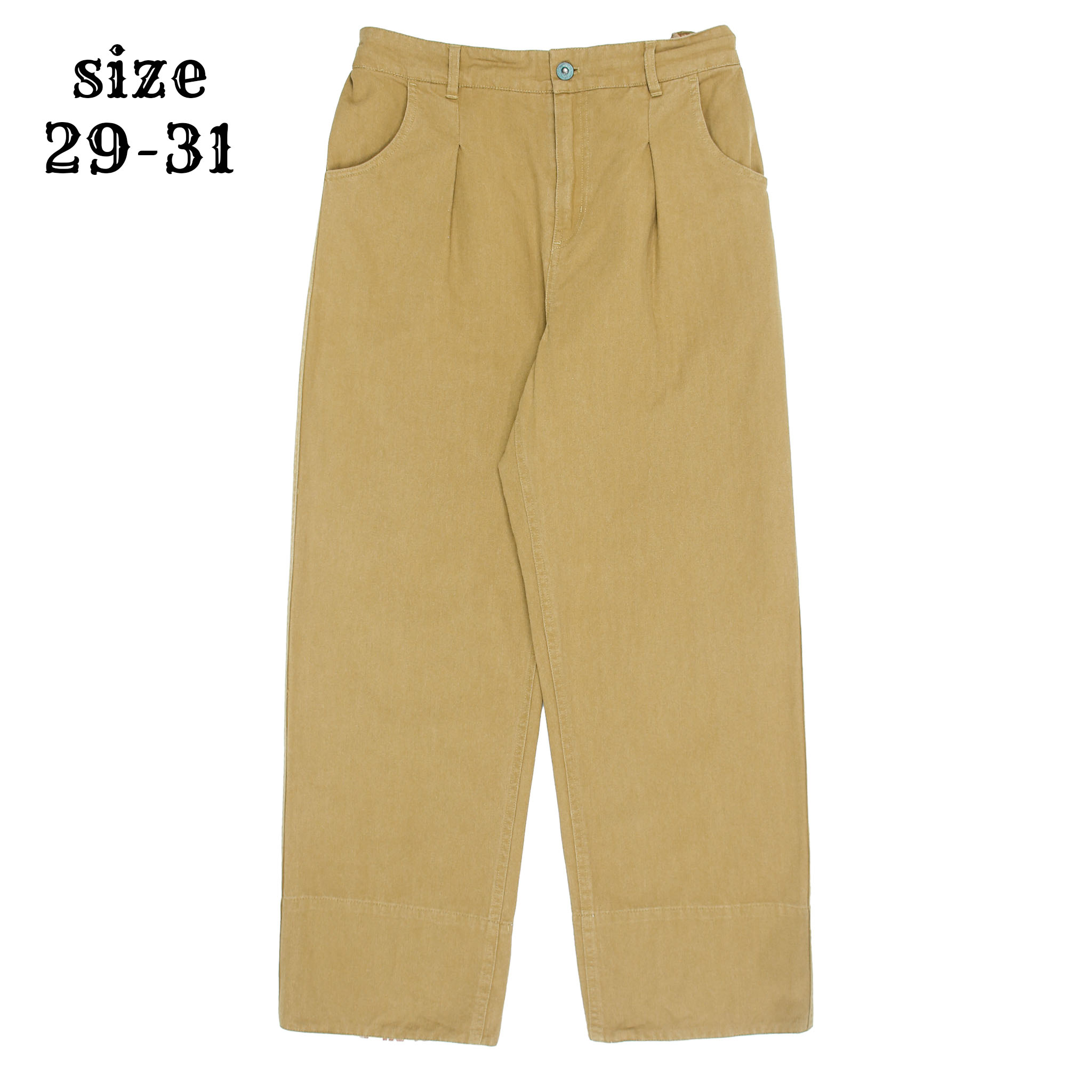 Tunagi Brown Herringbone Utility Pants Size 29-31