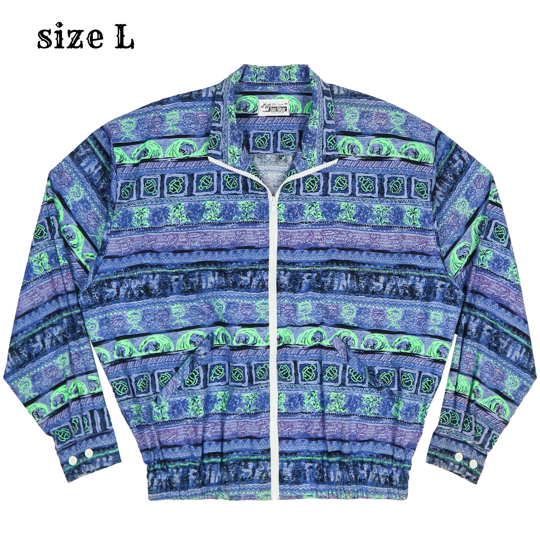 June Original Okinawa Japan Sport Jacket Size L